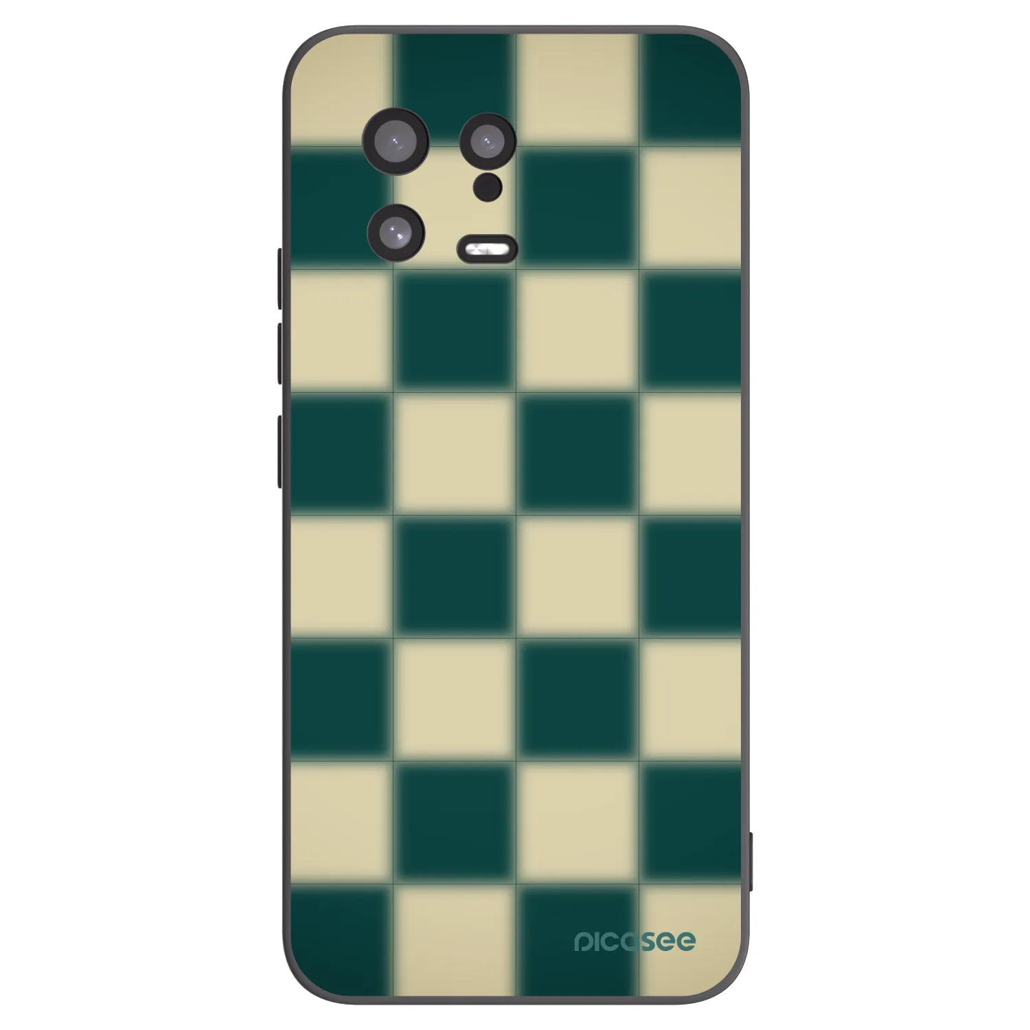 Picasee Xiaomi 13 Hülle - Schwarzes Silikon - Shadow Chess