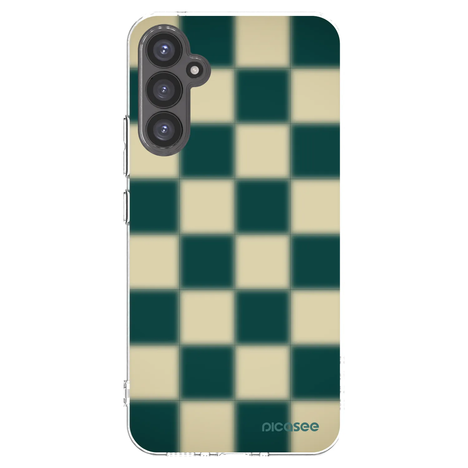 Picasee Samsung Galaxy A34 5G A346B Hülle - Transparentes Silikon - Shadow Chess