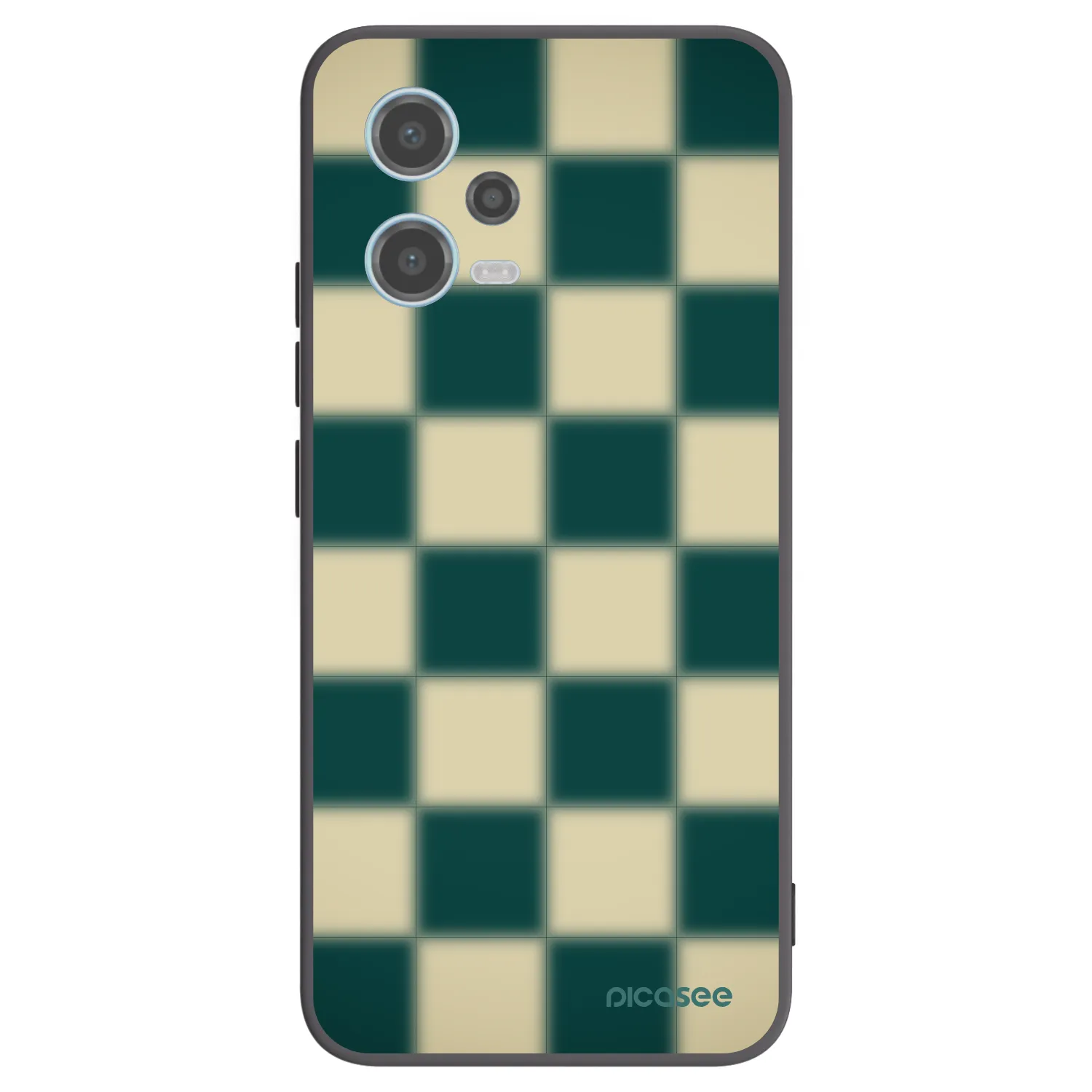 Picasee Xiaomi Redmi Note 12 5G Hülle - Schwarzes Silikon - Shadow Chess
