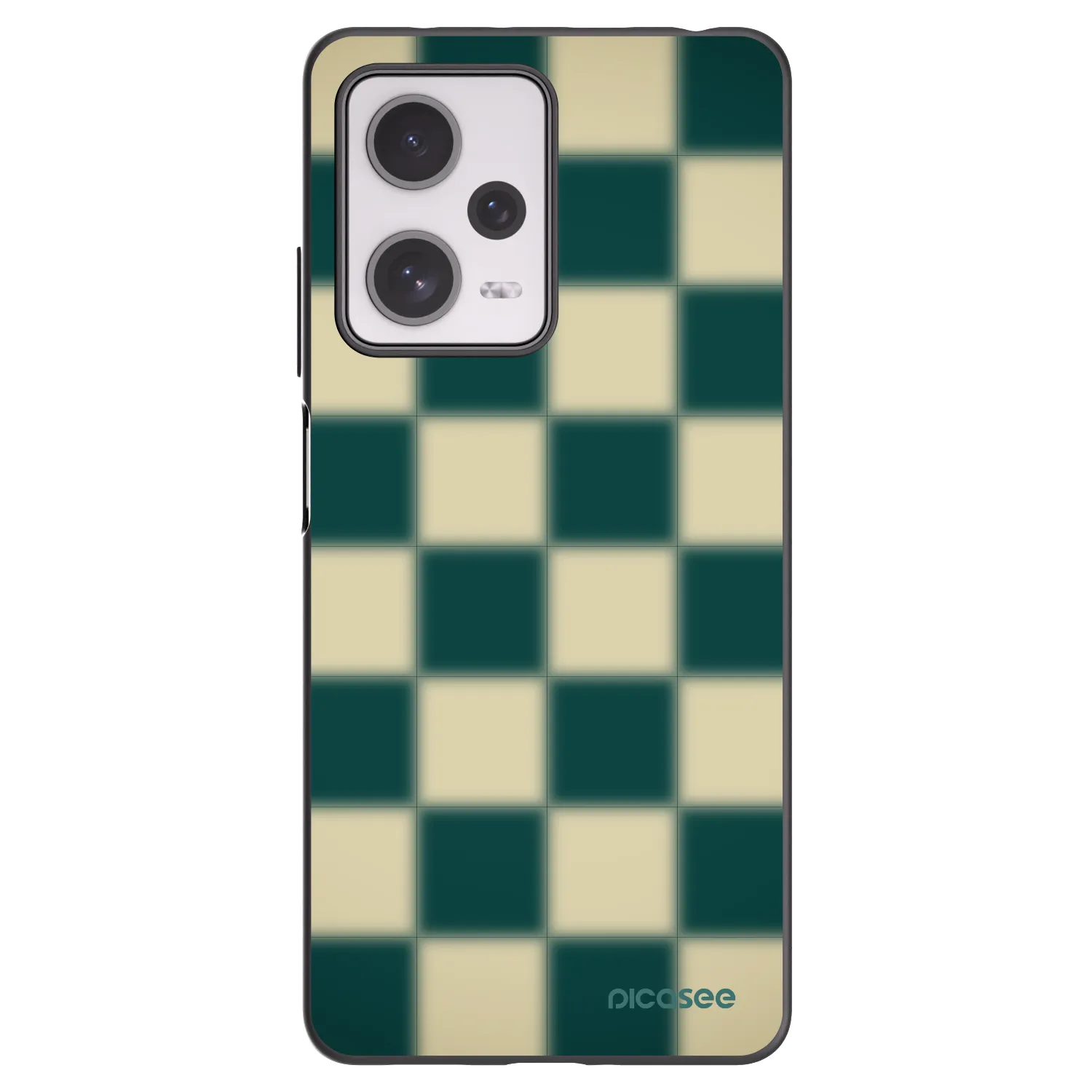 Picasee Xiaomi Redmi Note 12 Pro+ 5G Hülle - Schwarzes Silikon - Shadow Chess