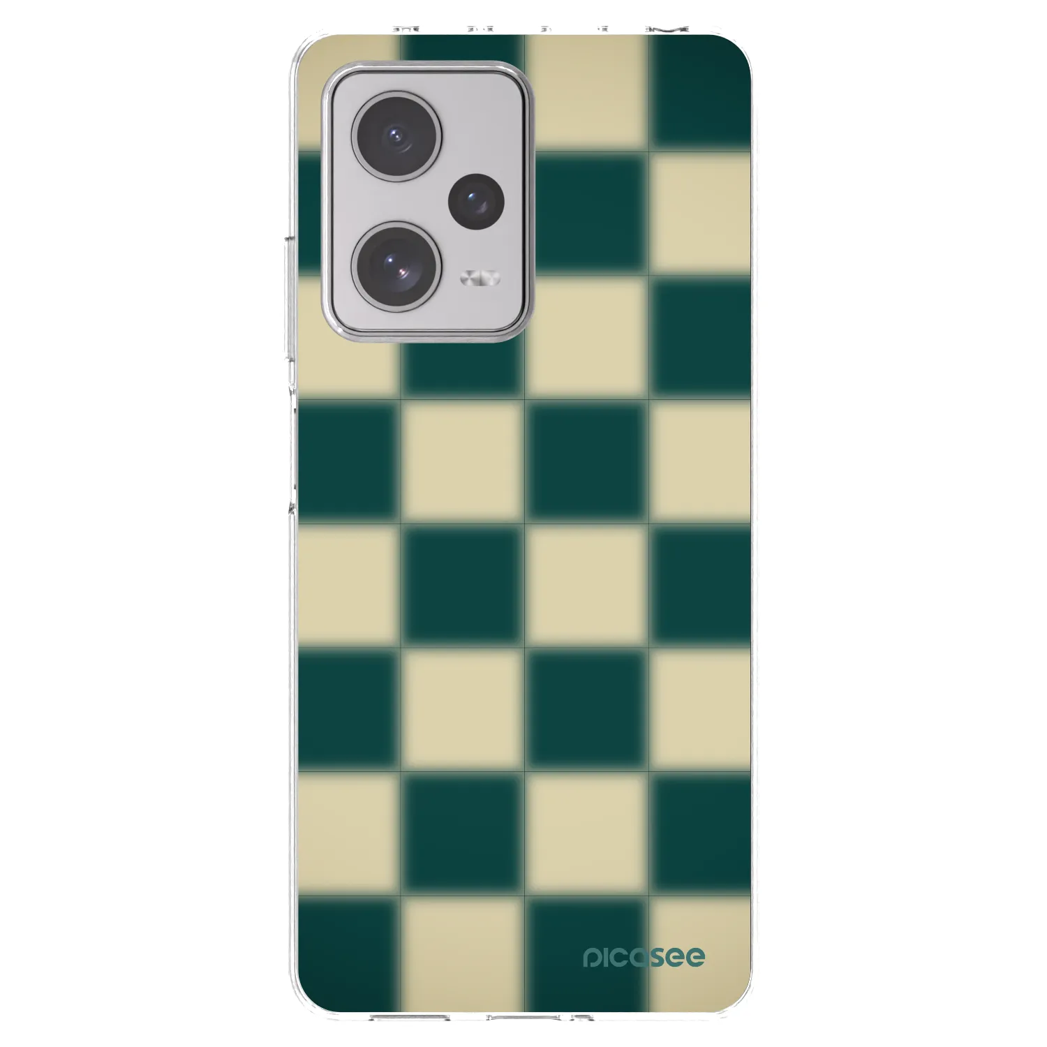 Picasee Xiaomi Redmi Note 12 Pro+ 5G Hülle - Transparentes Silikon - Shadow Chess