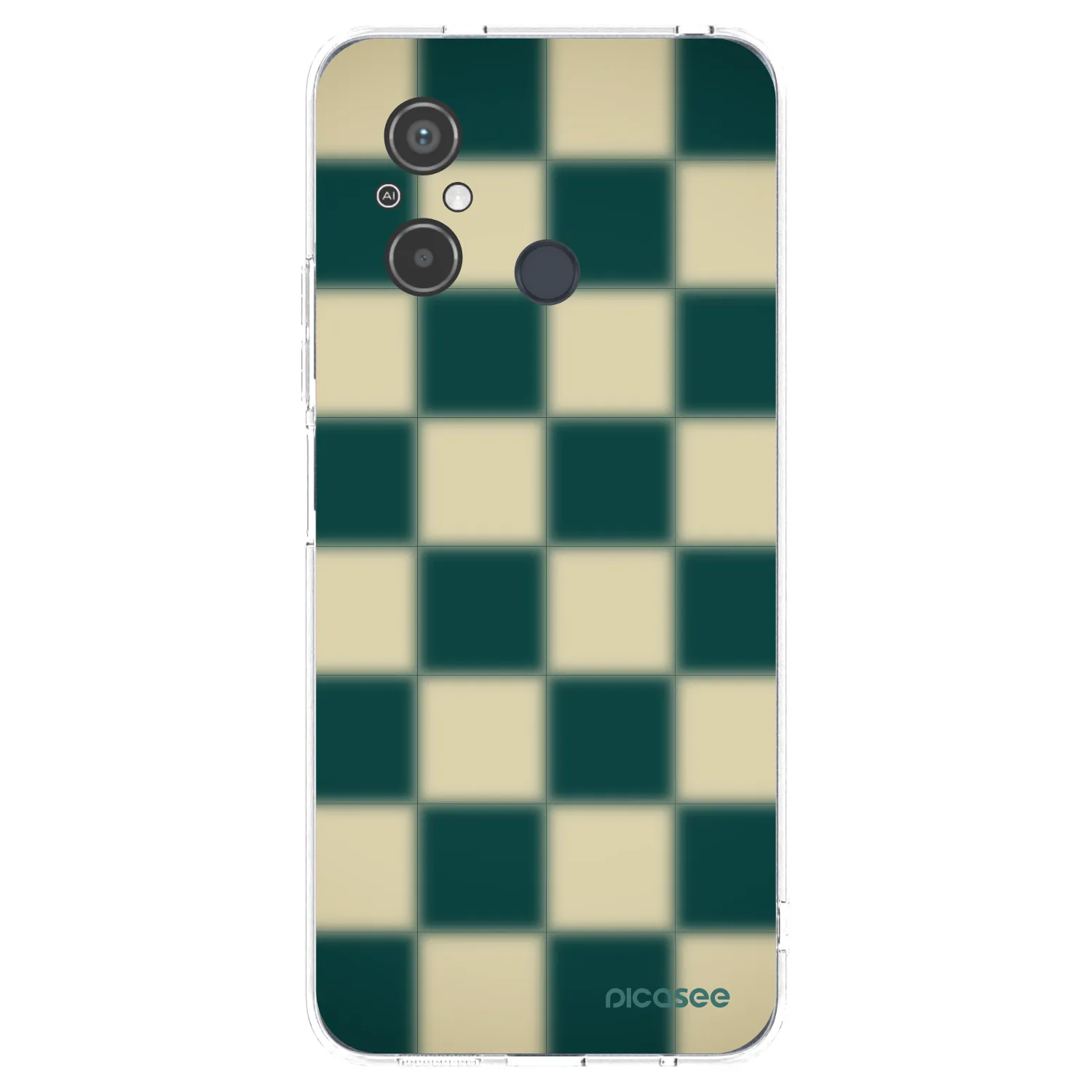 Picasee Xiaomi Redmi 12C Hülle - Transparentes Silikon - Shadow Chess
