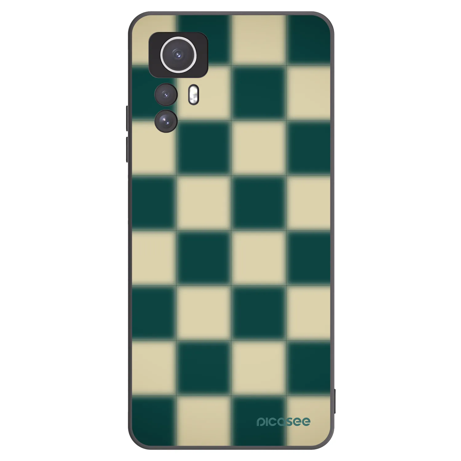 Picasee Xiaomi Redmi Note 12S Hülle - Schwarzes Silikon - Shadow Chess