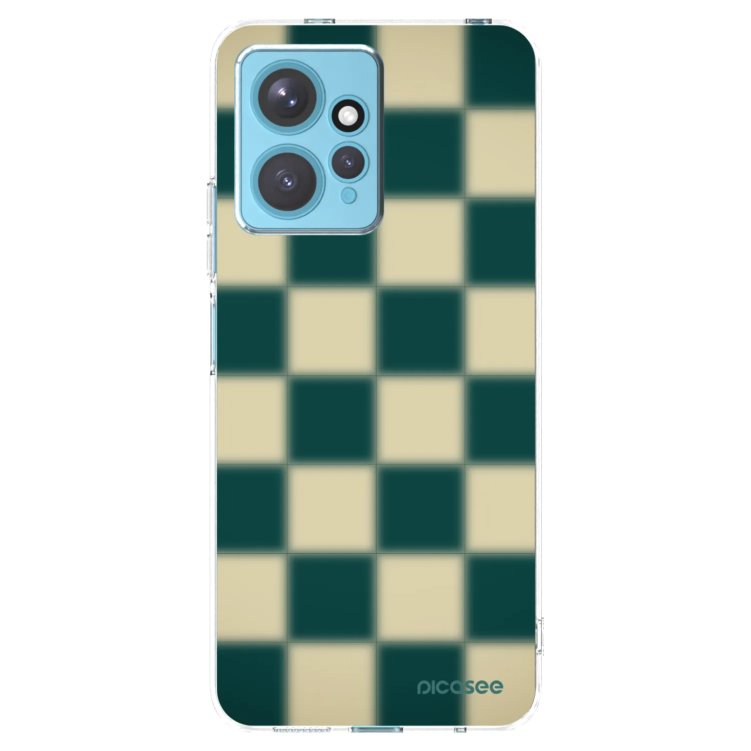 Picasee Xiaomi Redmi Note 12 4G Hülle - Transparentes Silikon - Shadow Chess
