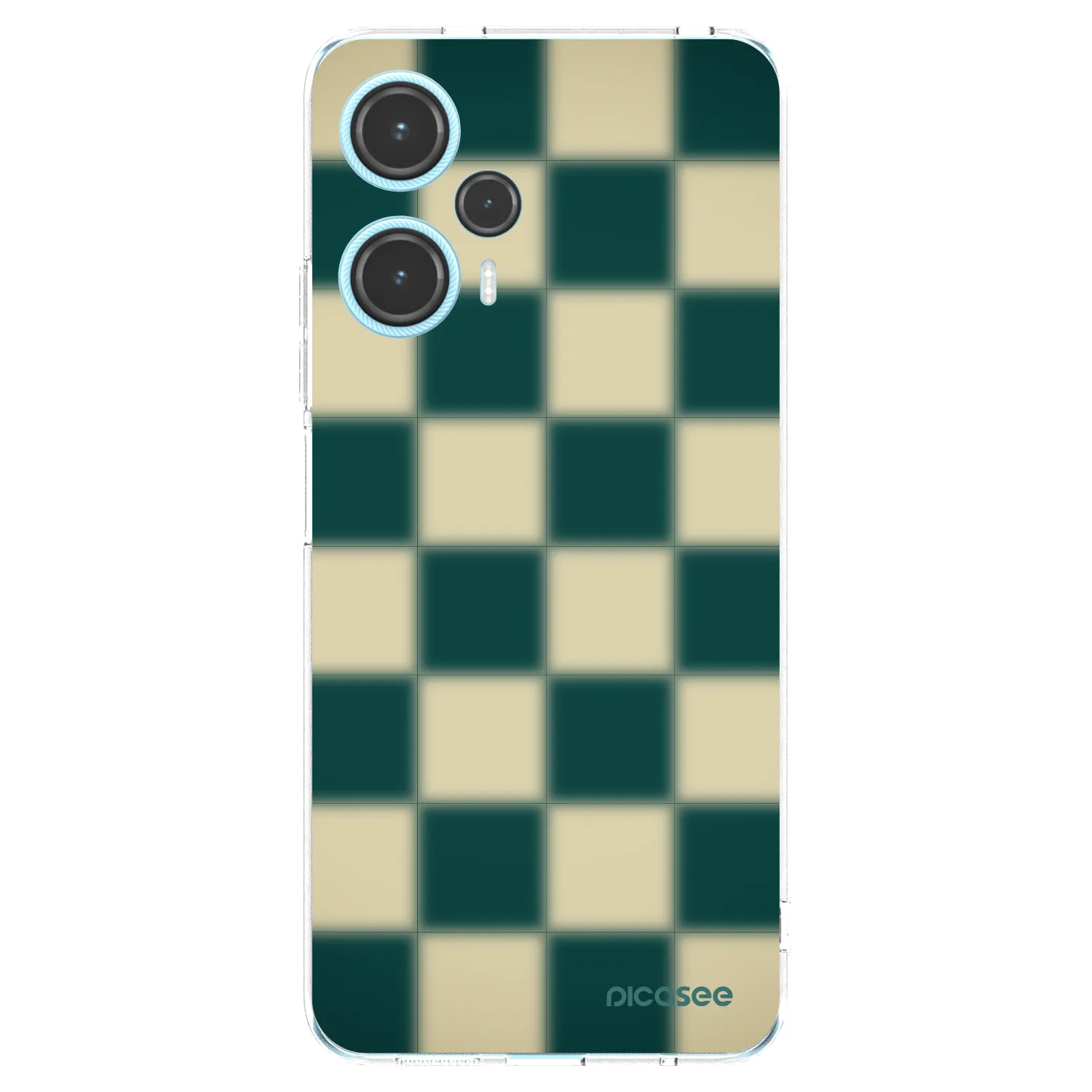 Picasee Xiaomi Poco F5 Hülle - Transparentes Silikon - Shadow Chess