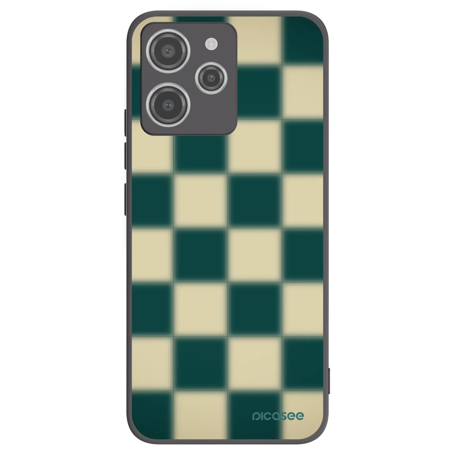 Picasee Xiaomi Redmi 12 4G Hülle - Schwarzes Silikon - Shadow Chess