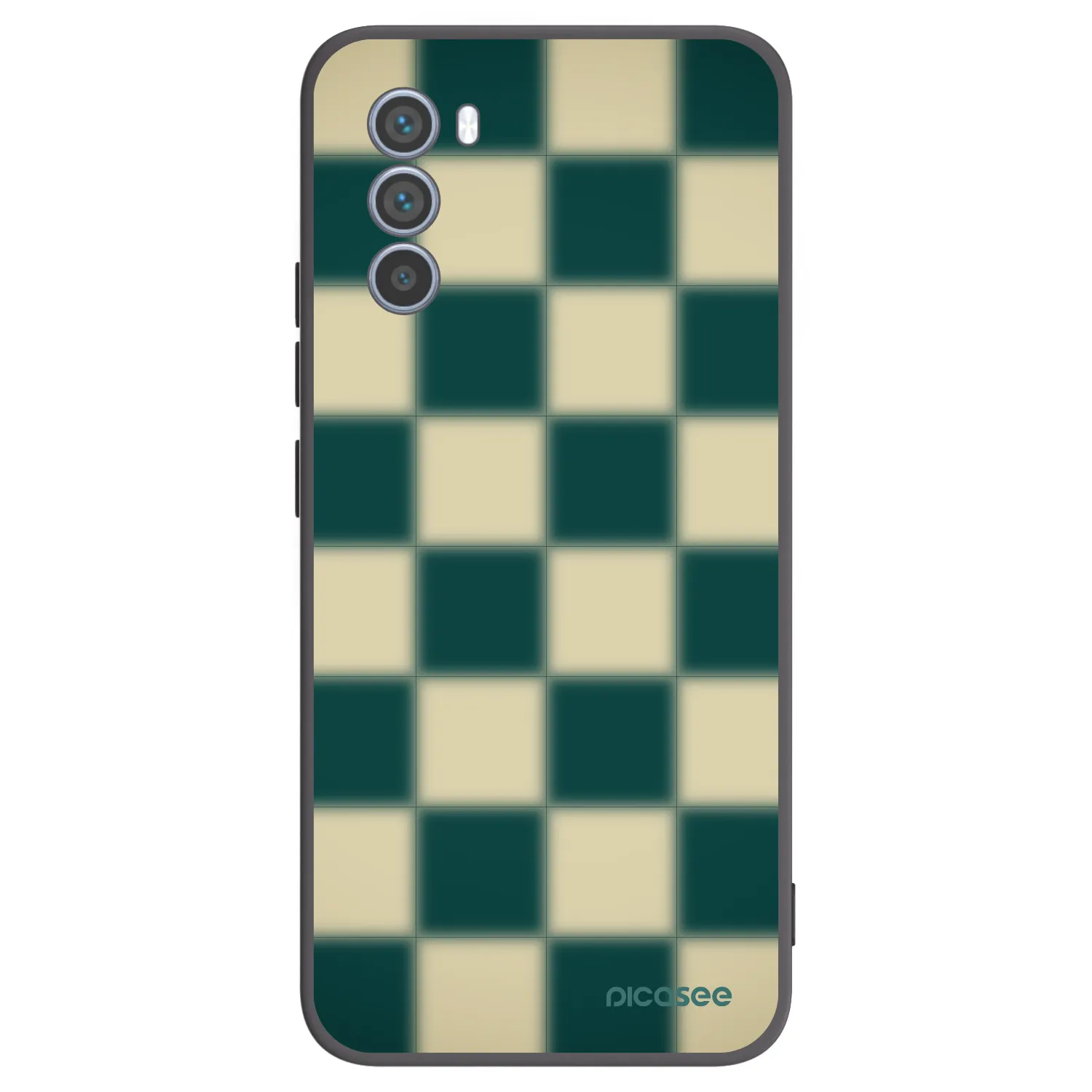 Picasee Motorola Moto G62 Hülle - Schwarzes Silikon - Shadow Chess
