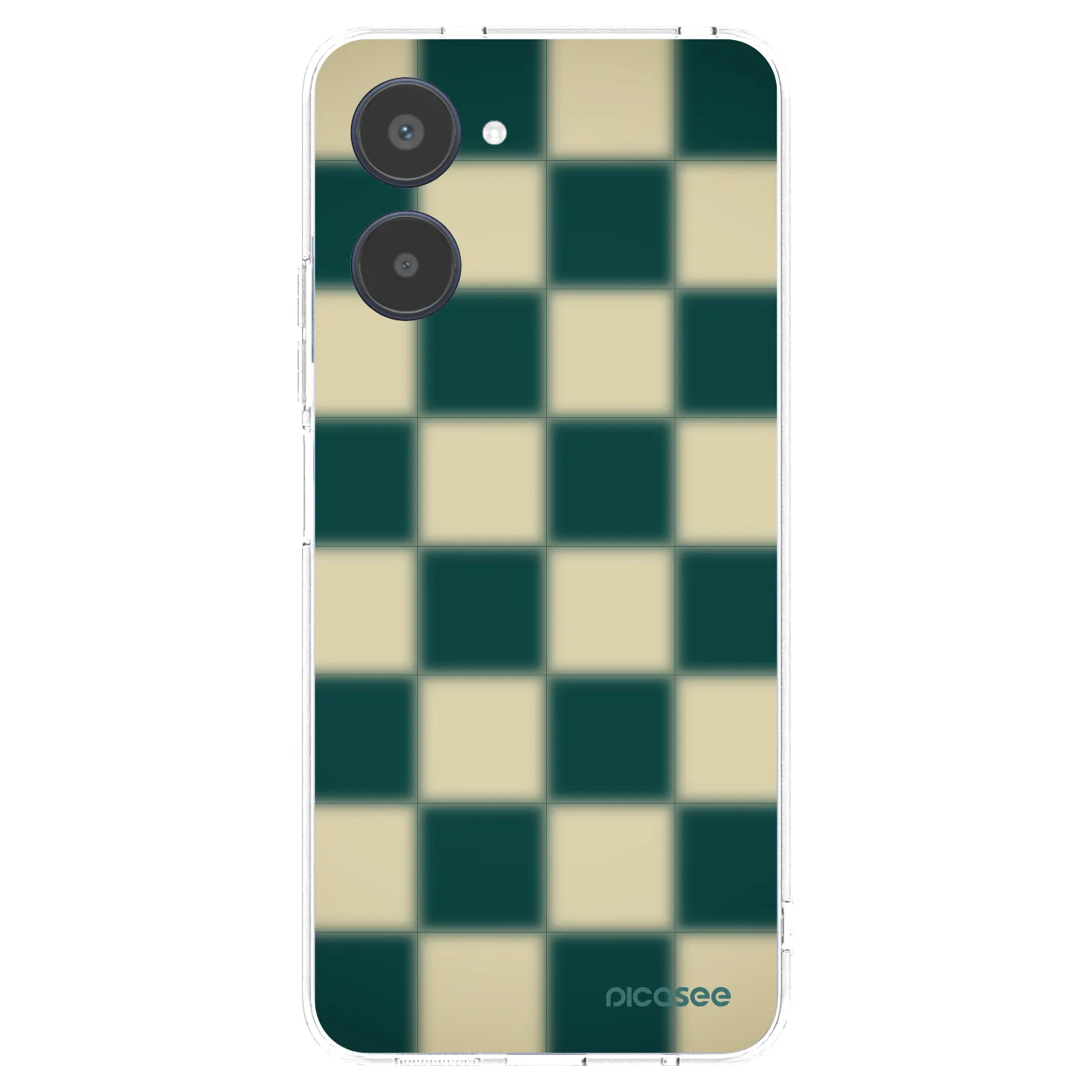 Picasee Realme 10 4G Hülle - Transparentes Silikon - Shadow Chess