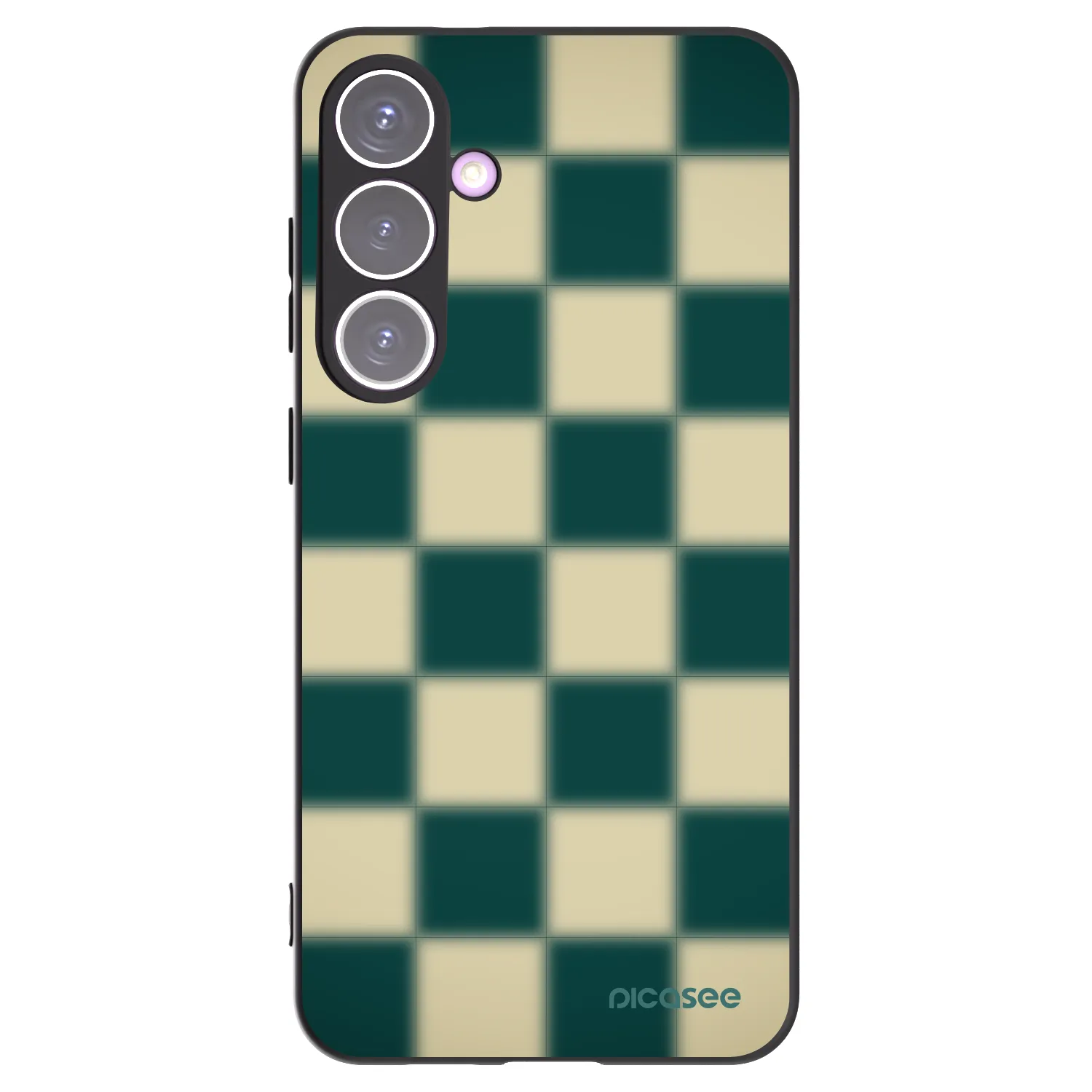Picasee Samsung Galaxy S24+ S926B 5G Hülle - Schwarzes Silikon - Shadow Chess