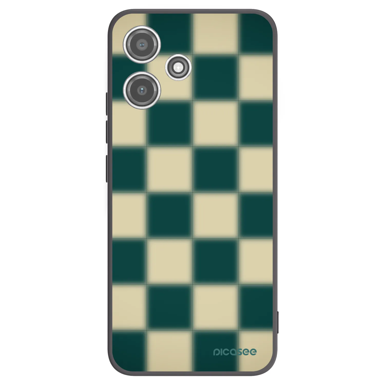 Picasee Xiaomi Redmi 12 5G Hülle - Schwarzes Silikon - Shadow Chess
