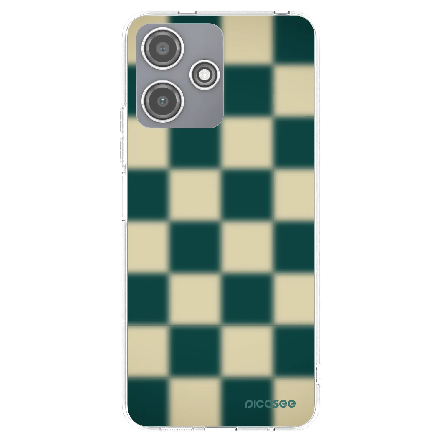 Picasee Xiaomi Redmi 12 5G Hülle - Transparentes Silikon - Shadow Chess