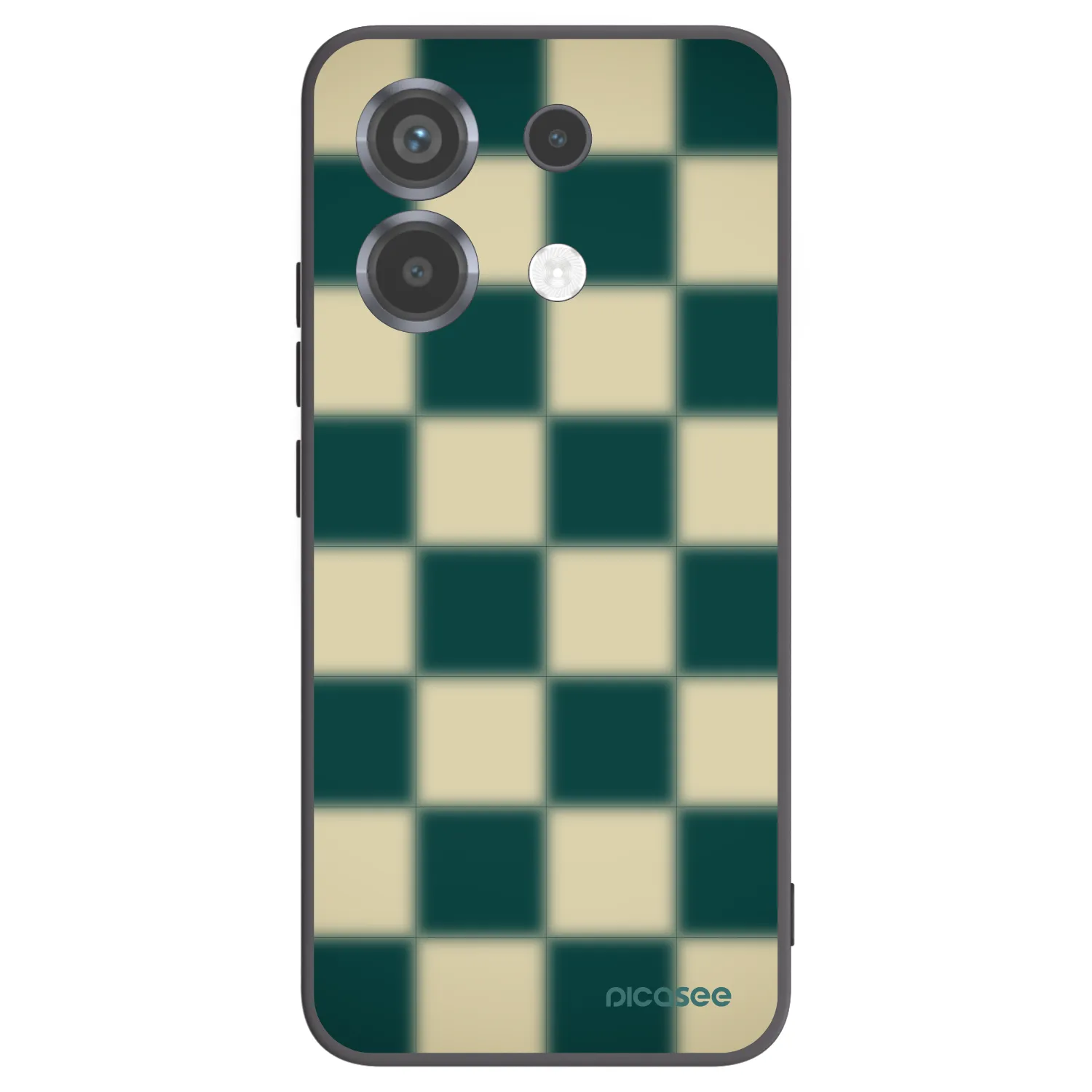Picasee Xiaomi Poco X6 Hülle - Schwarzes Silikon - Shadow Chess
