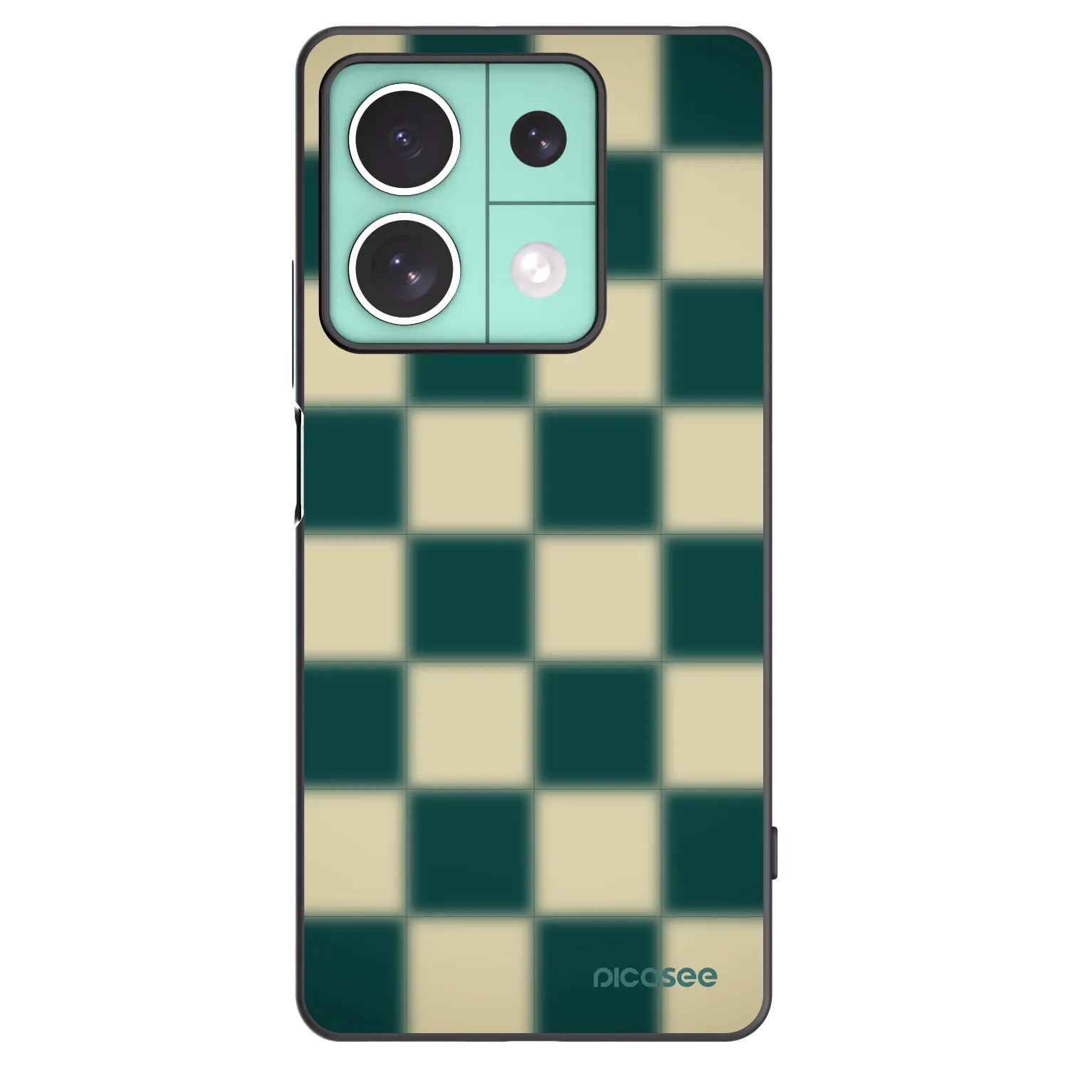 Picasee Xiaomi Redmi Note 13 5G Hülle - Schwarzes Silikon - Shadow Chess