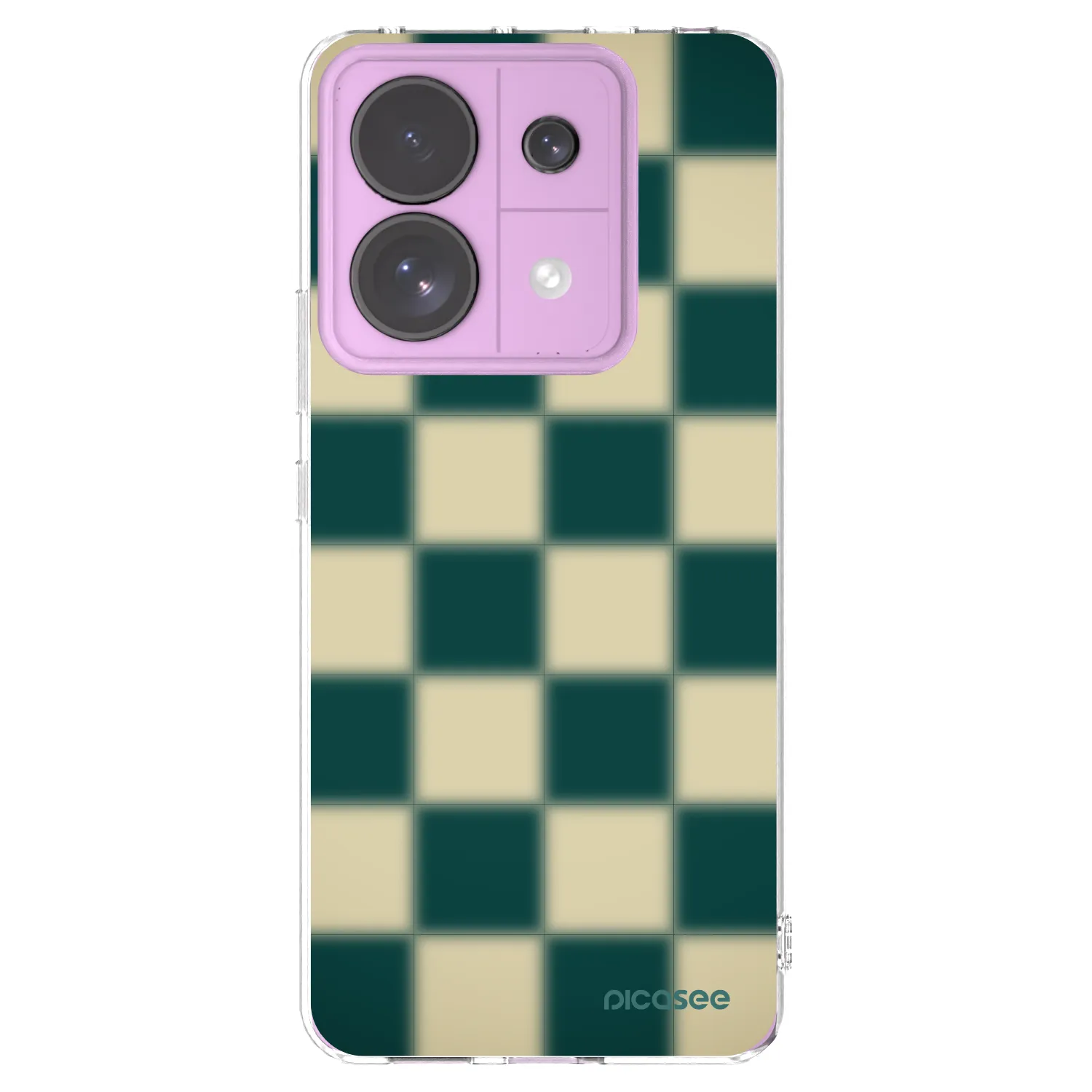 Picasee Xiaomi Redmi Note 13 Pro 5G Hülle - Transparentes Silikon - Shadow Chess