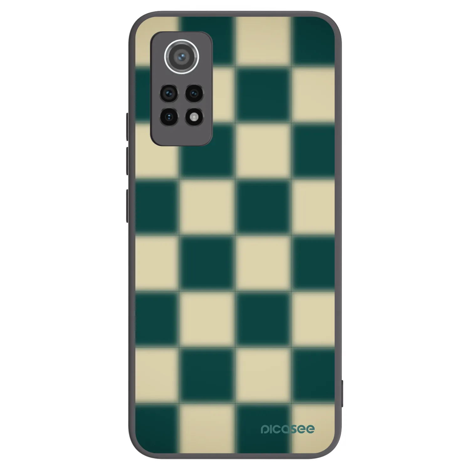 Picasee Xiaomi Redmi Note 12 Pro 4G Hülle - Schwarzes Silikon - Shadow Chess