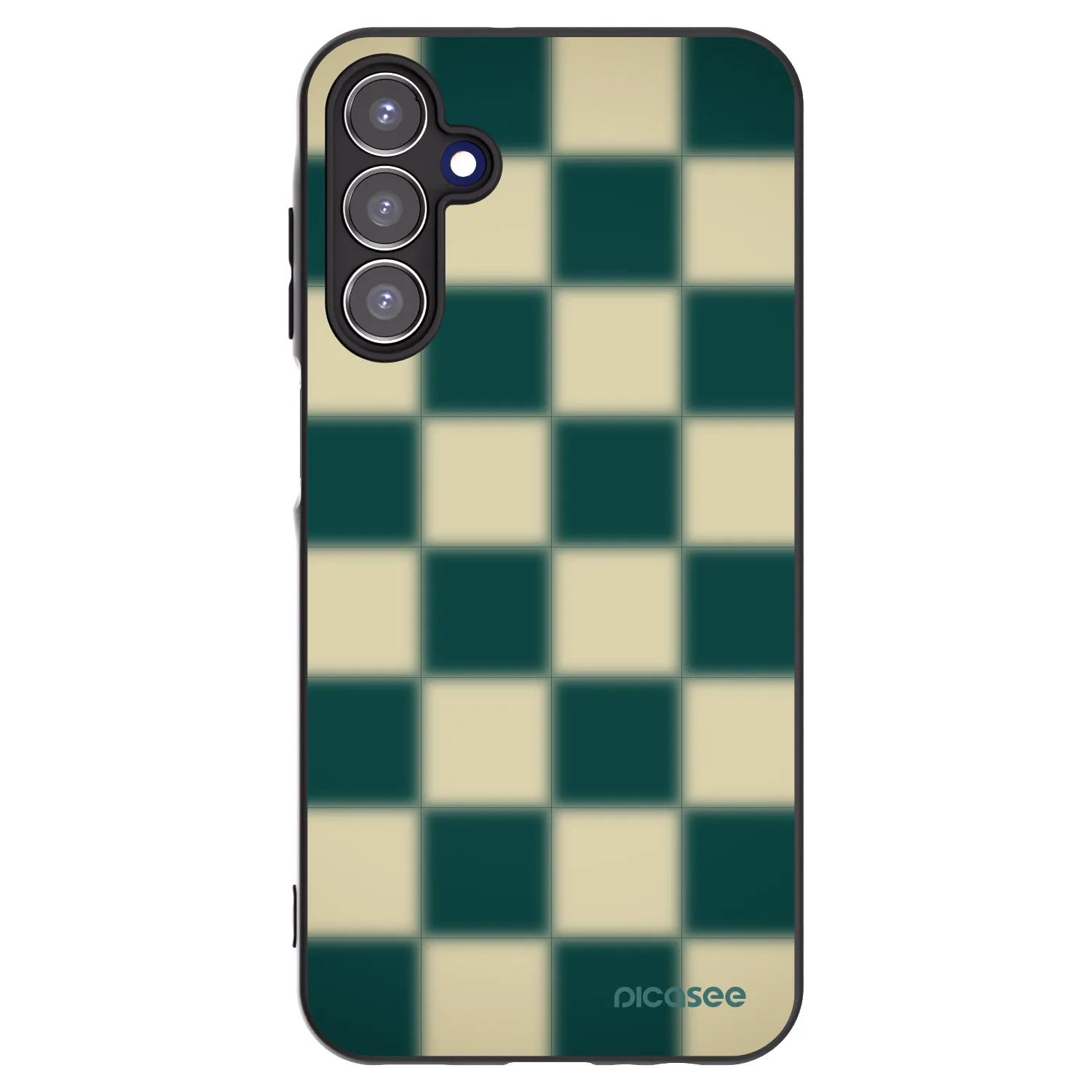 Picasee Samsung Galaxy A15 A156B 5G Hülle - Schwarzes Silikon - Shadow Chess