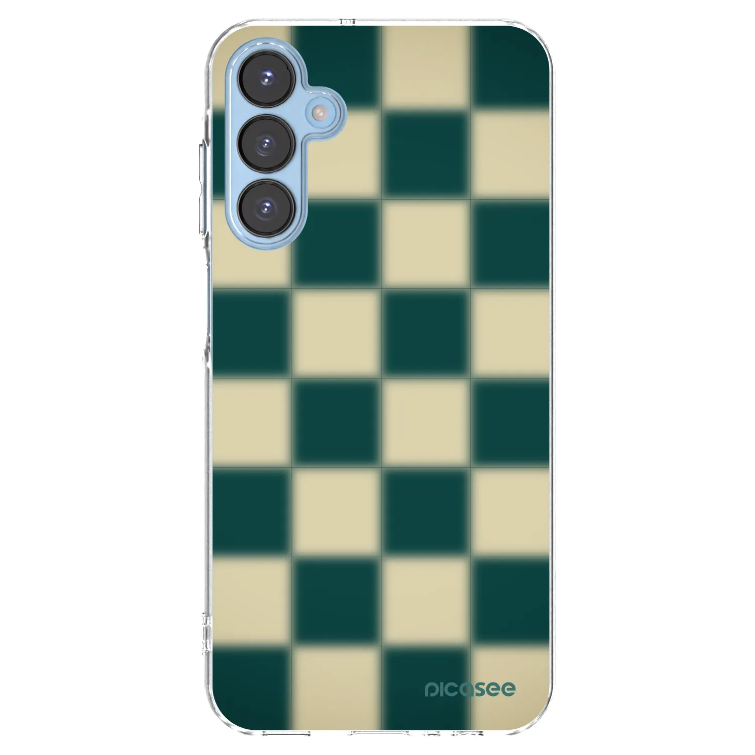 Picasee Samsung Galaxy A15 A156B 5G Hülle - Transparentes Silikon - Shadow Chess