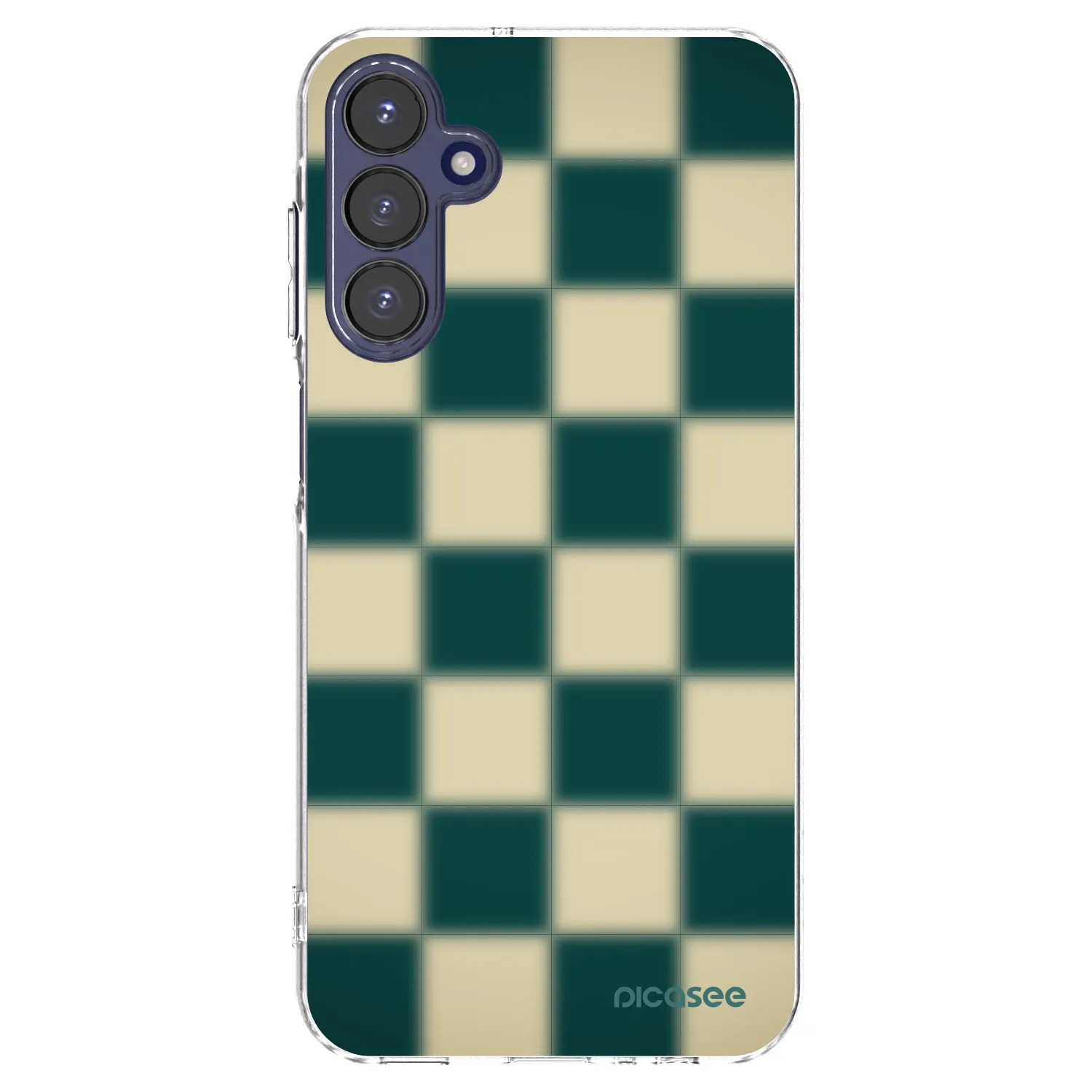 Picasee Samsung Galaxy A15 A155F 4G Hülle - Transparentes Silikon - Shadow Chess