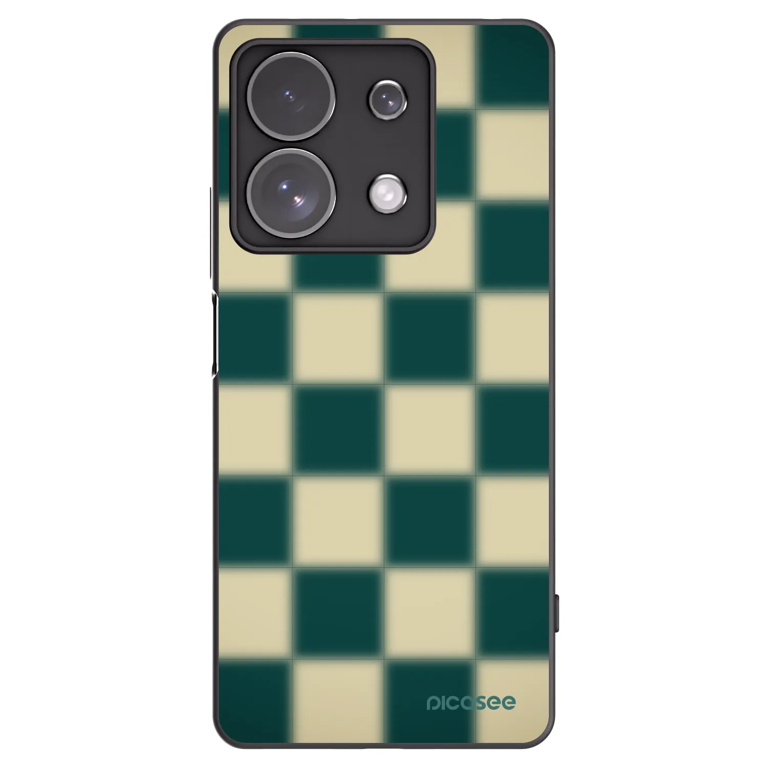 Picasee Xiaomi Redmi Note 13 Pro 4G Hülle - Schwarzes Silikon - Shadow Chess