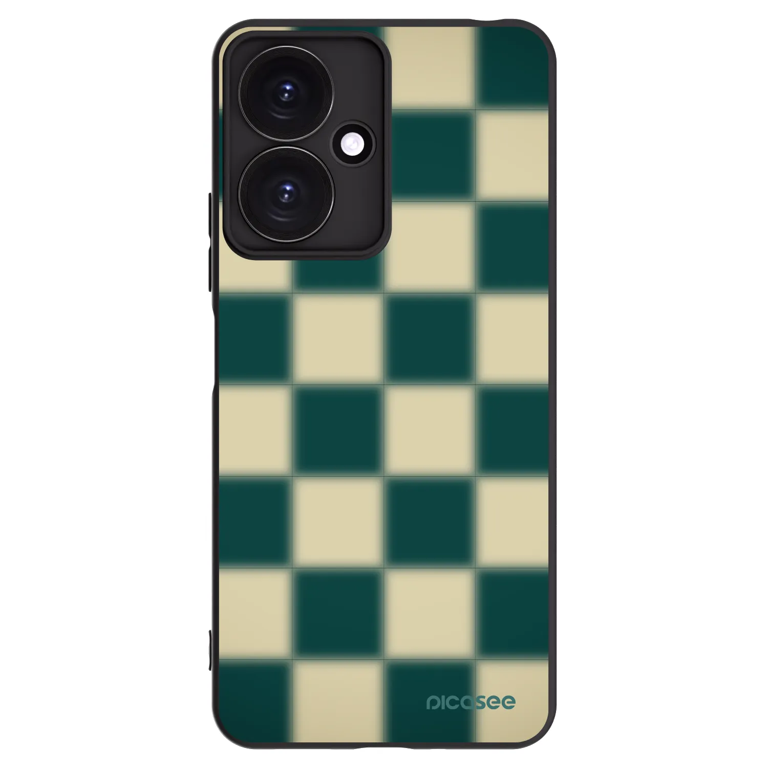 Picasee Xiaomi Redmi 13C 5G Hülle - Schwarzes Silikon - Shadow Chess