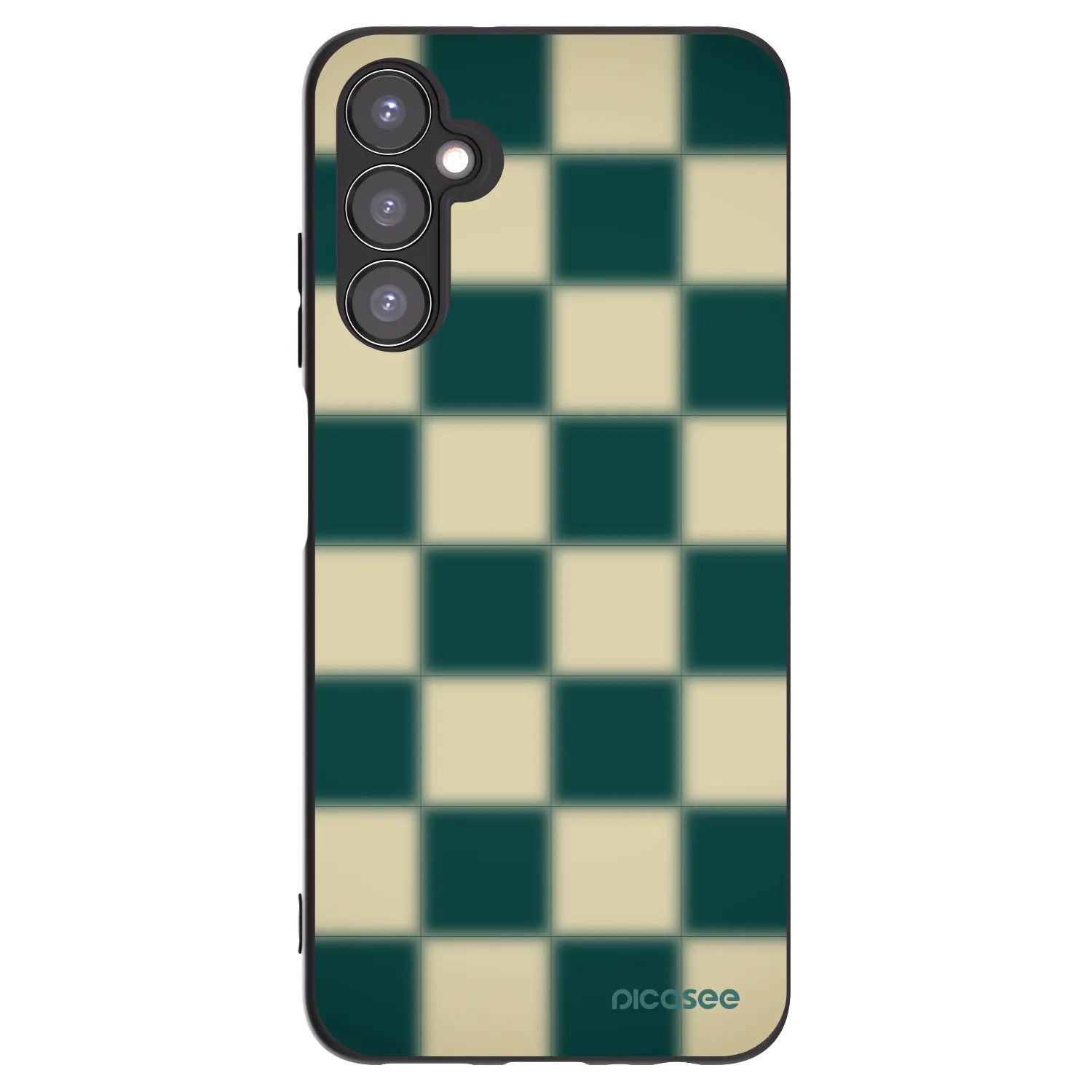 Picasee Samsung Galaxy A05s A057G Hülle - Schwarzes Silikon - Shadow Chess