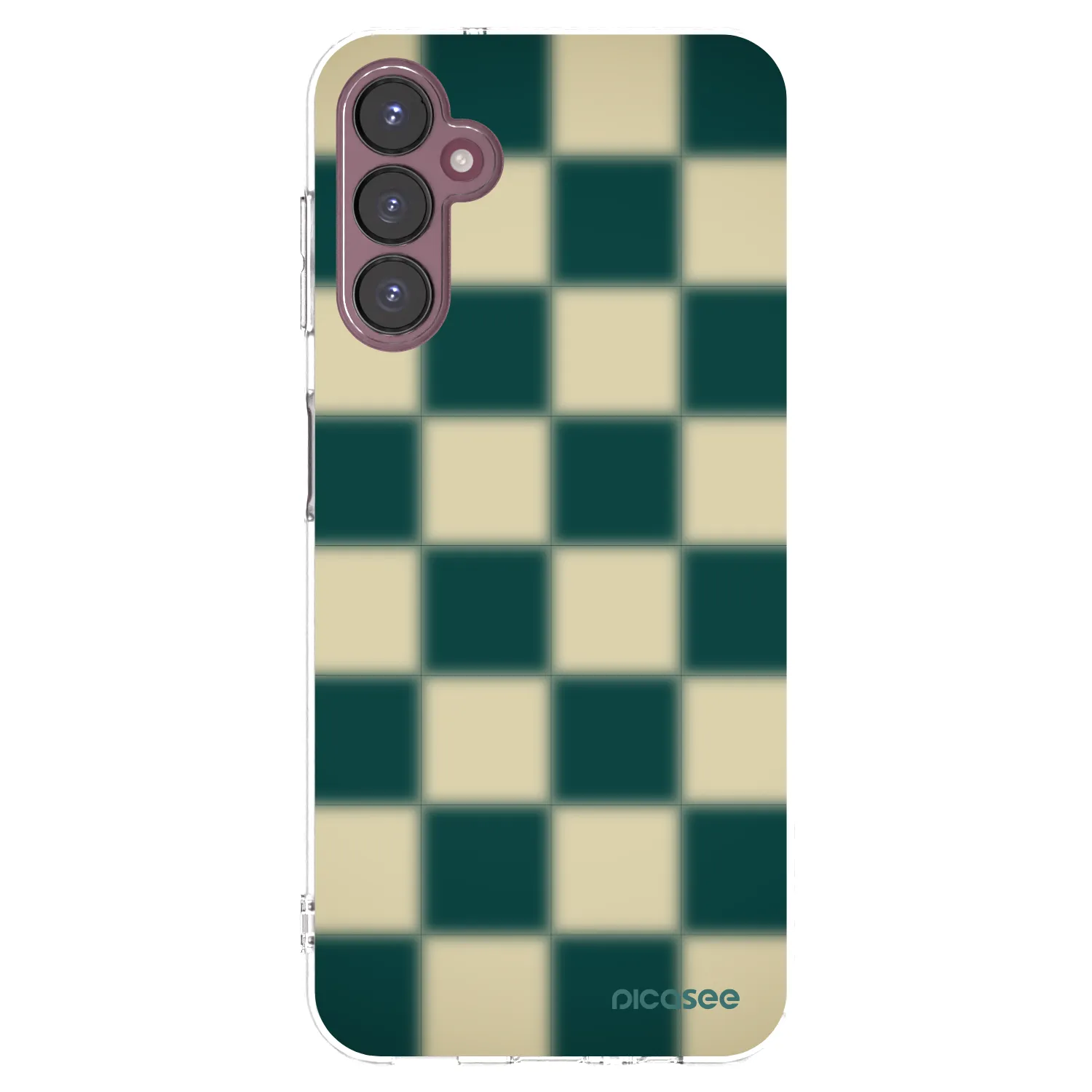Picasee Samsung Galaxy A05s A057G Hülle - Transparentes Silikon - Shadow Chess