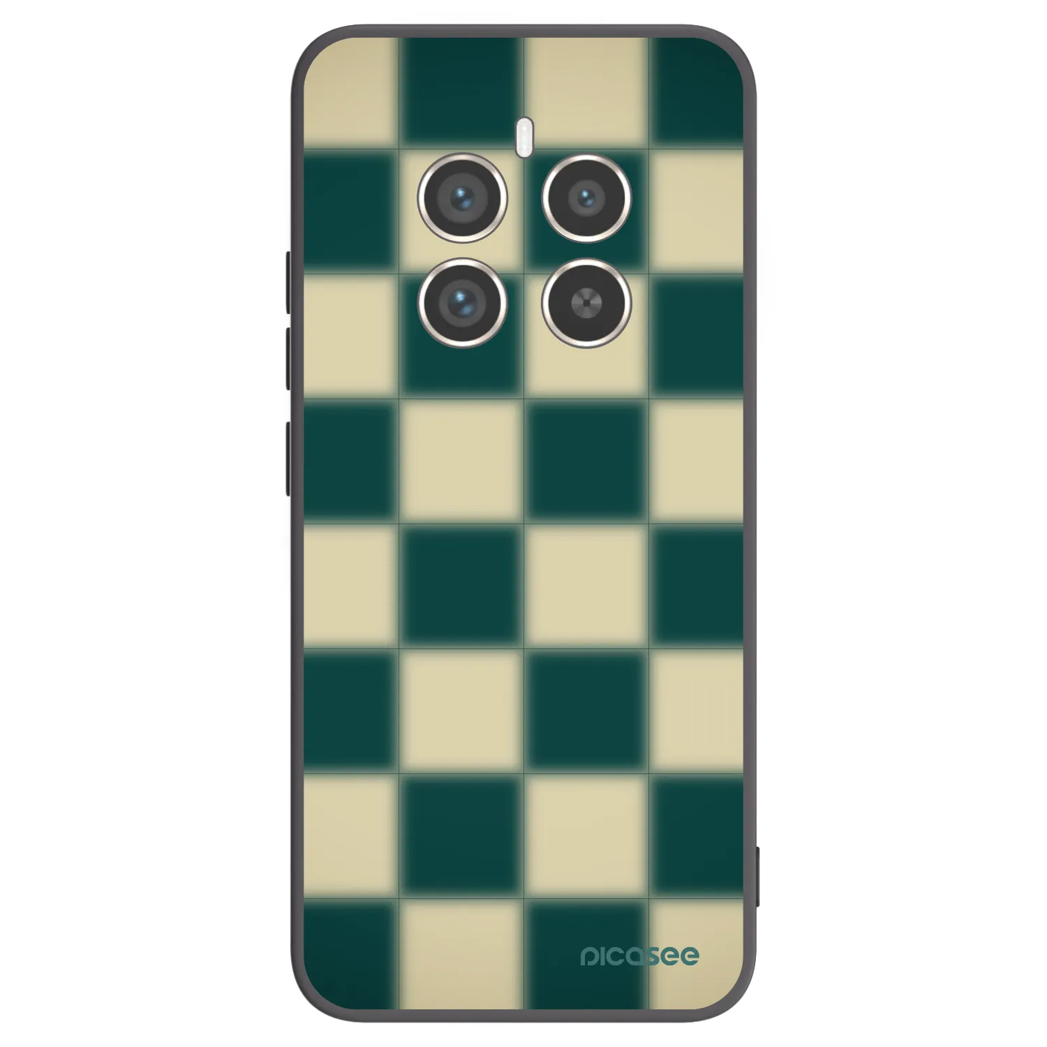 Picasee Realme 12 Pro 5G Hülle - Schwarzes Silikon - Shadow Chess