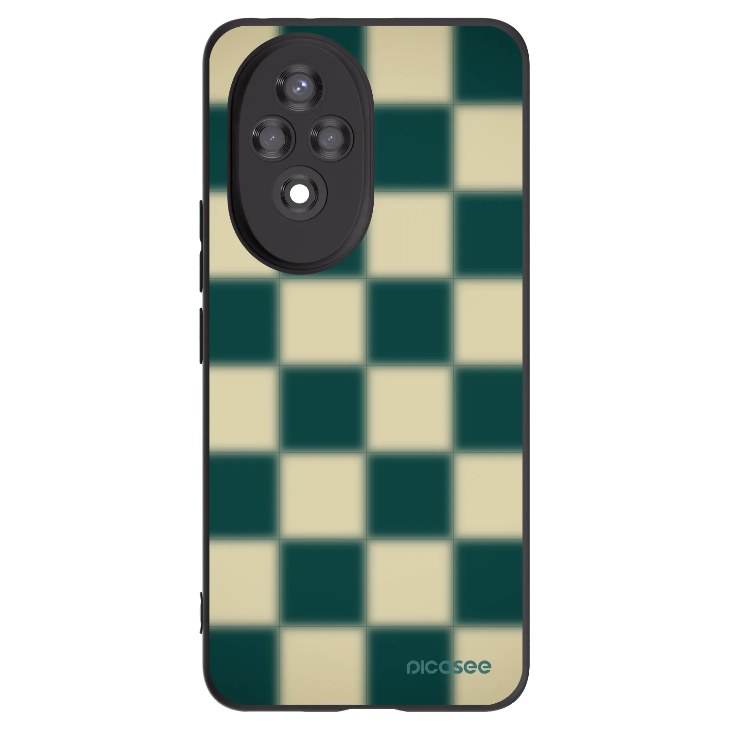 Picasee Honor 200 Pro 5G Hülle - Schwarzes Silikon - Shadow Chess