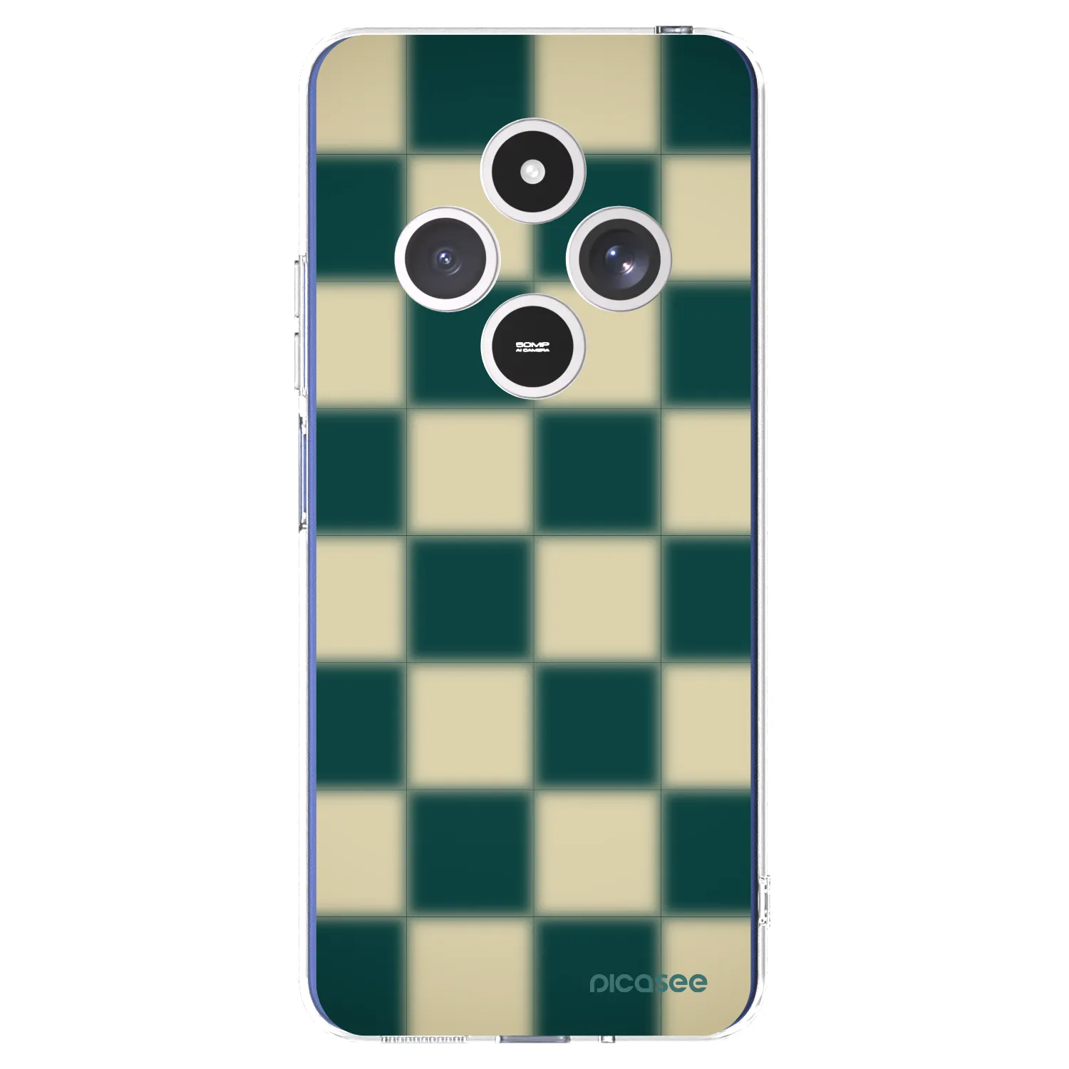 Picasee Xiaomi Redmi 14C Hülle - Transparentes Silikon - Shadow Chess