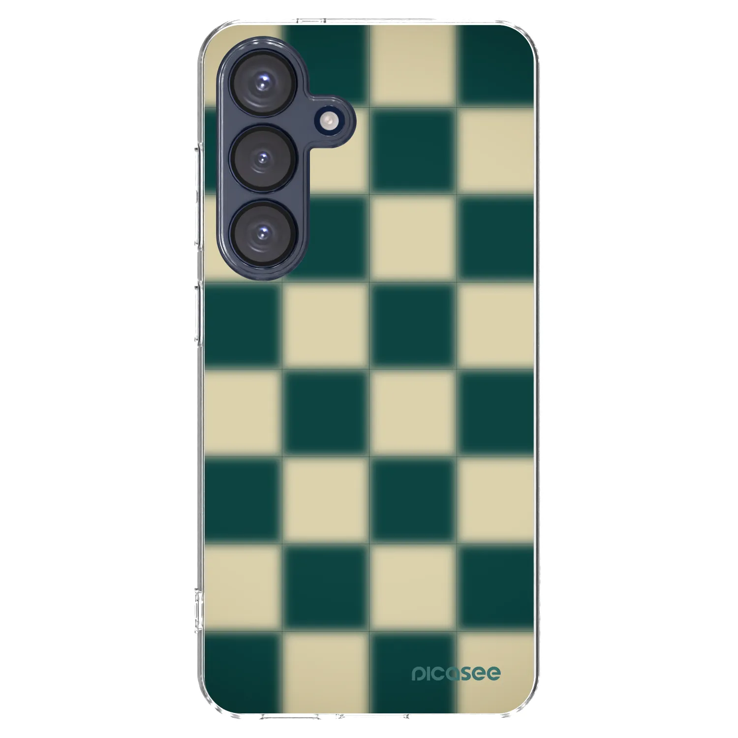 Picasee Samsung Galaxy S25 5G Hülle - Transparentes Silikon - Shadow Chess