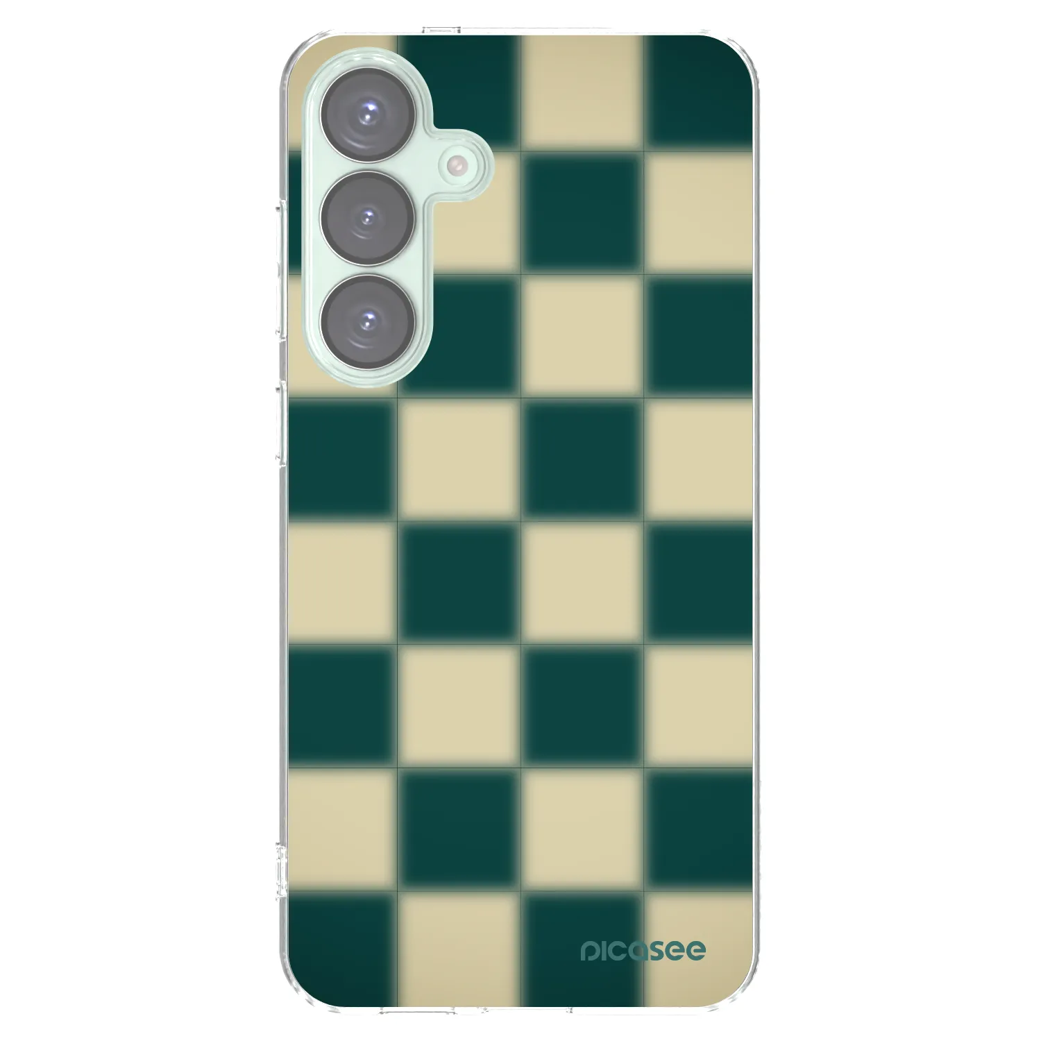 Picasee Samsung Galaxy S25+ 5G Hülle - Transparentes Silikon - Shadow Chess