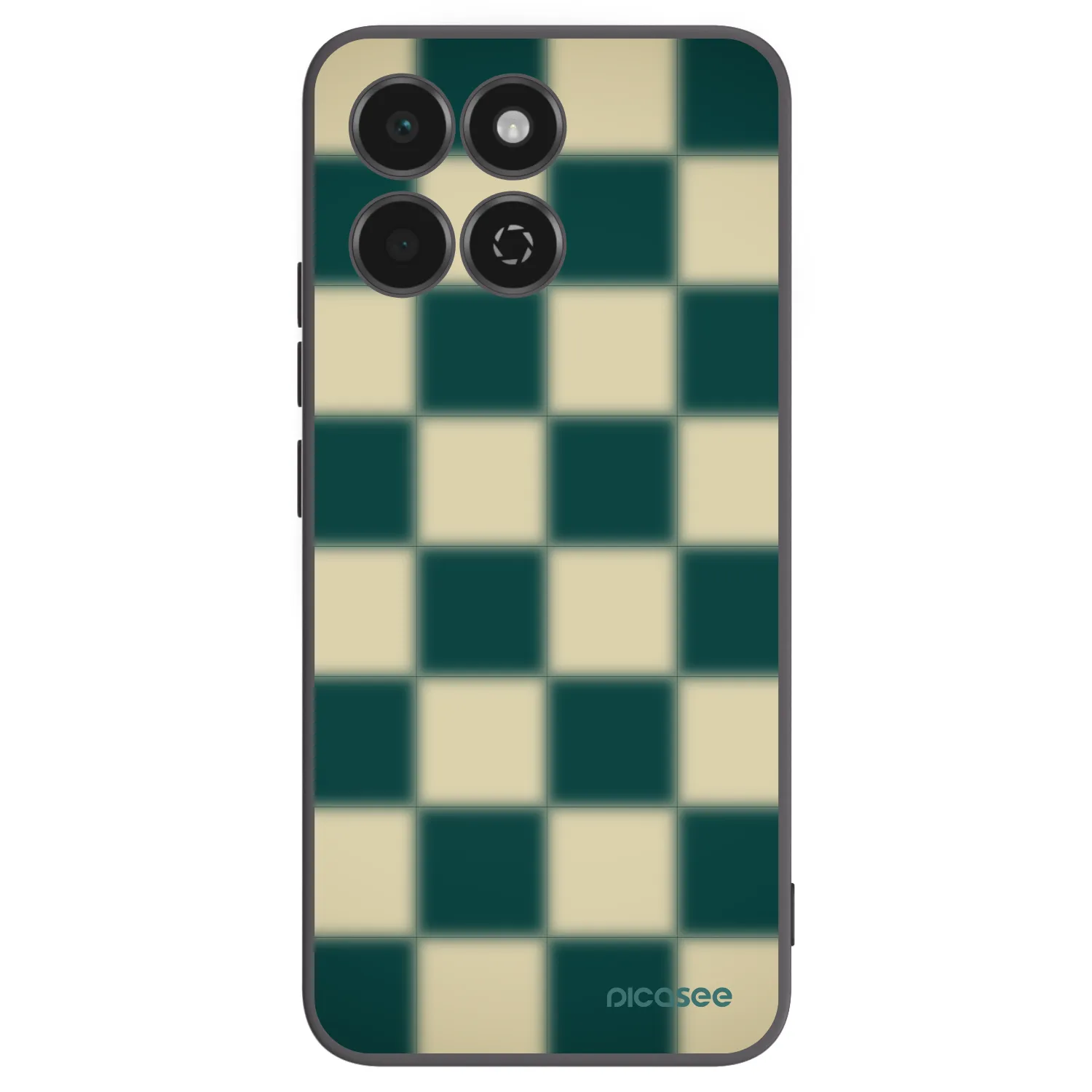 Picasee Honor 200 Smart 5G Hülle - Schwarzes Silikon - Shadow Chess