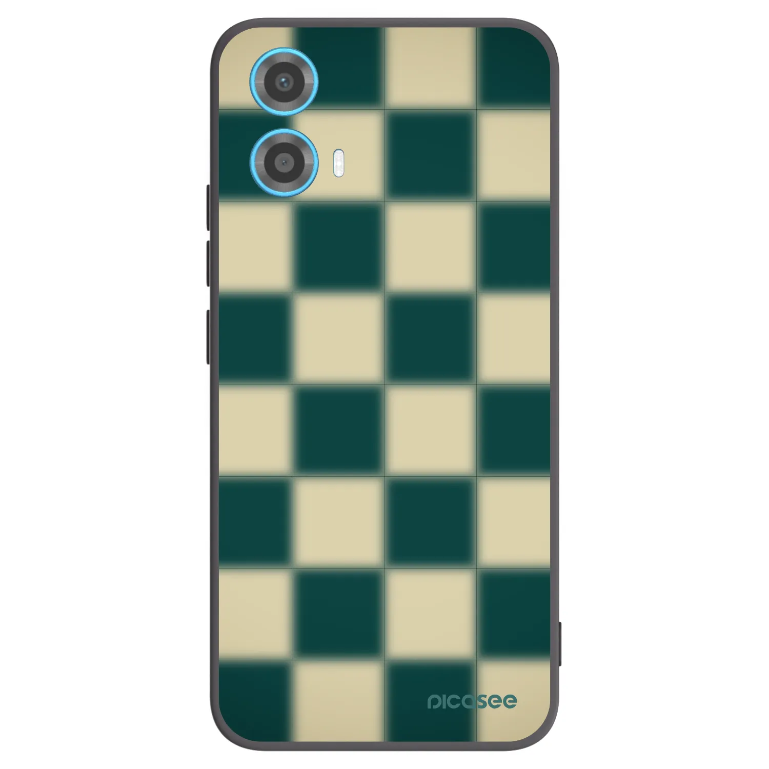 Picasee Motorola Moto G34 5G Hülle - Schwarzes Silikon - Shadow Chess