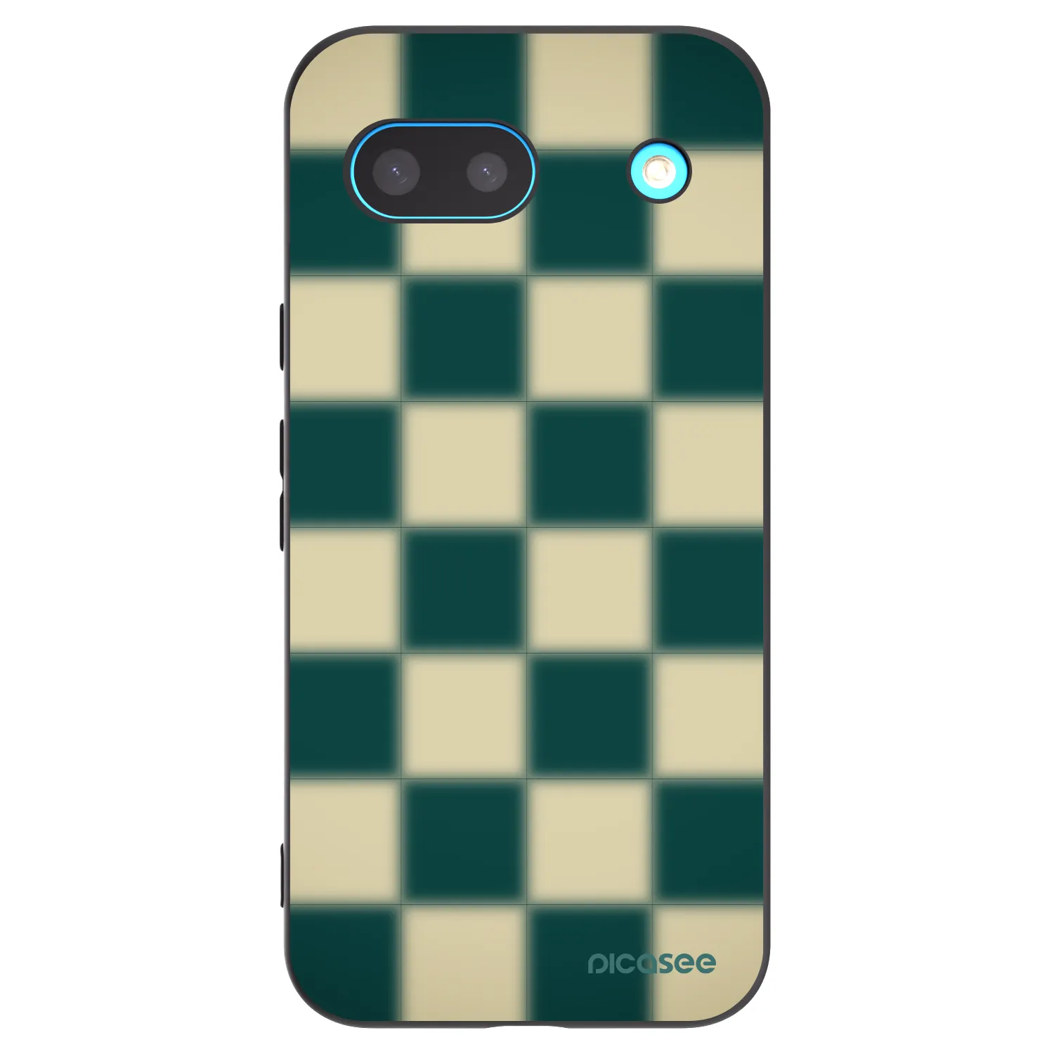 Picasee Google Pixel 8a Hülle - Schwarzes Silikon - Shadow Chess