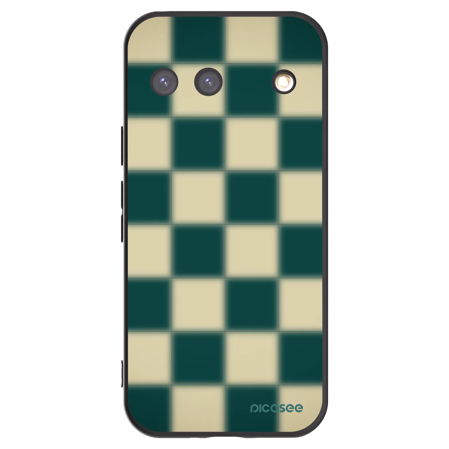 Picasee Google Pixel 9 Hülle - Schwarzes Silikon - Shadow Chess