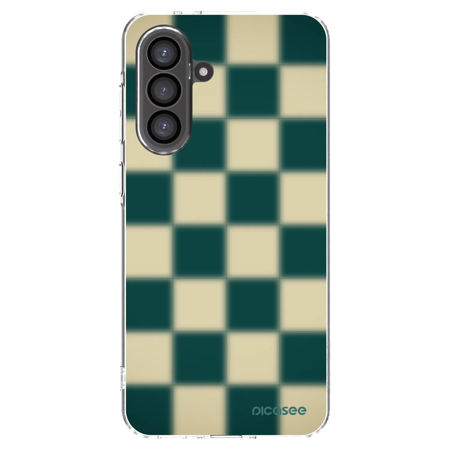 Picasee Samsung Galaxy A56 5G A566B Hülle - Transparentes Silikon - Shadow Chess