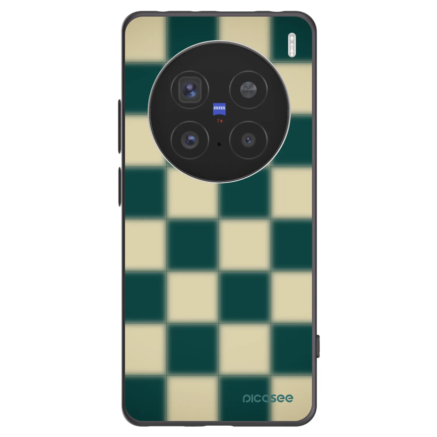 Picasee Vivo X200 Pro Hülle - Schwarzes Silikon - Shadow Chess