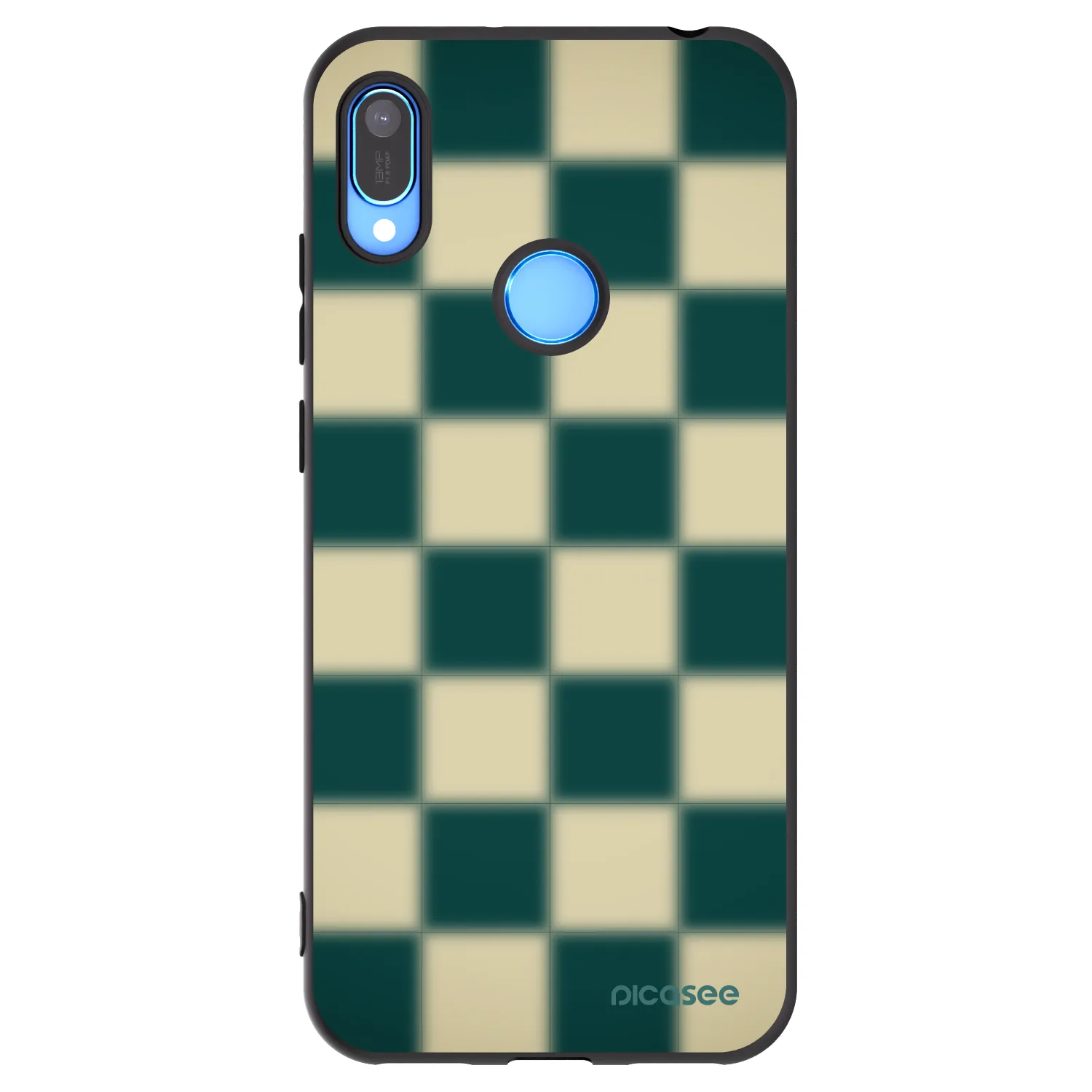 Picasee Huawei Y6 2019 Hülle - Schwarzes Silikon - Shadow Chess