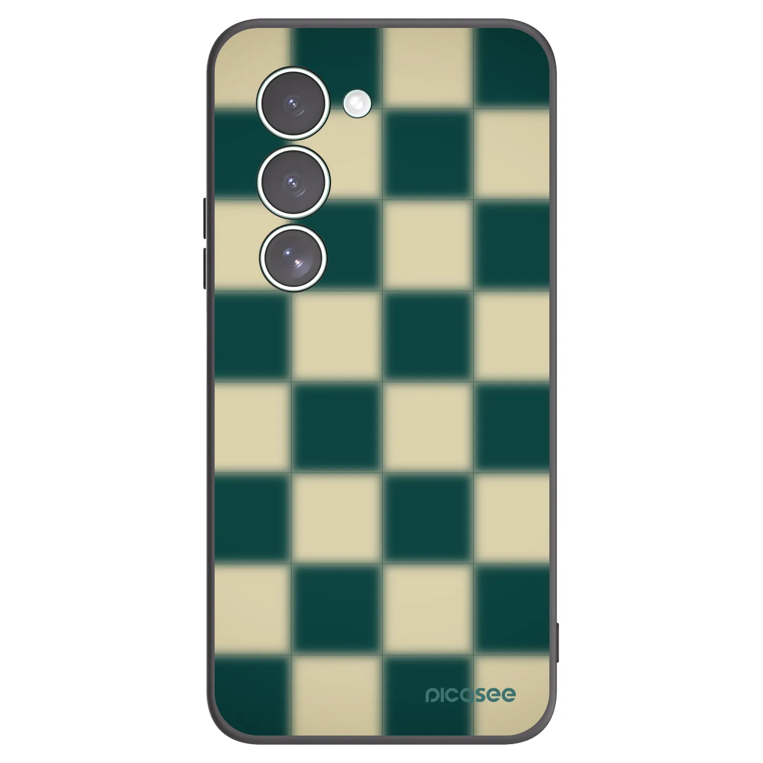 Picasee Xiaomi Redmi 15 5G Hülle - Schwarzes Silikon - Shadow Chess