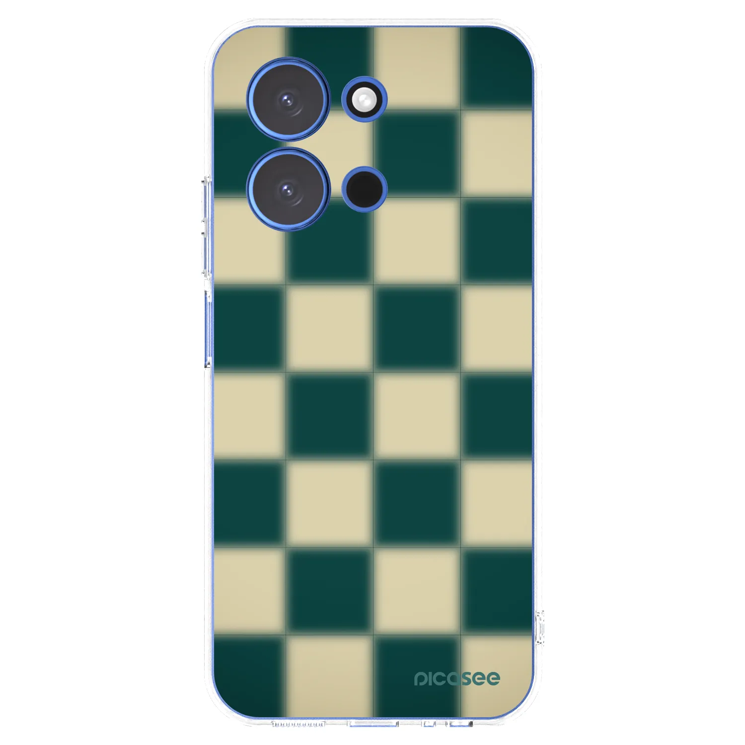 Picasee Xiaomi Redmi 15C 4G Hülle - Transparentes Silikon - Shadow Chess