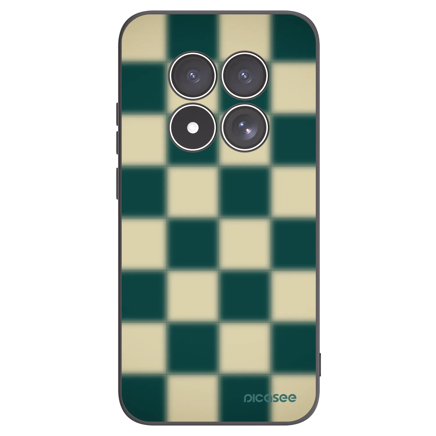 Picasee Xiaomi Redmi Note 15 Pro 4G Hülle - Schwarzes Silikon - Shadow Chess