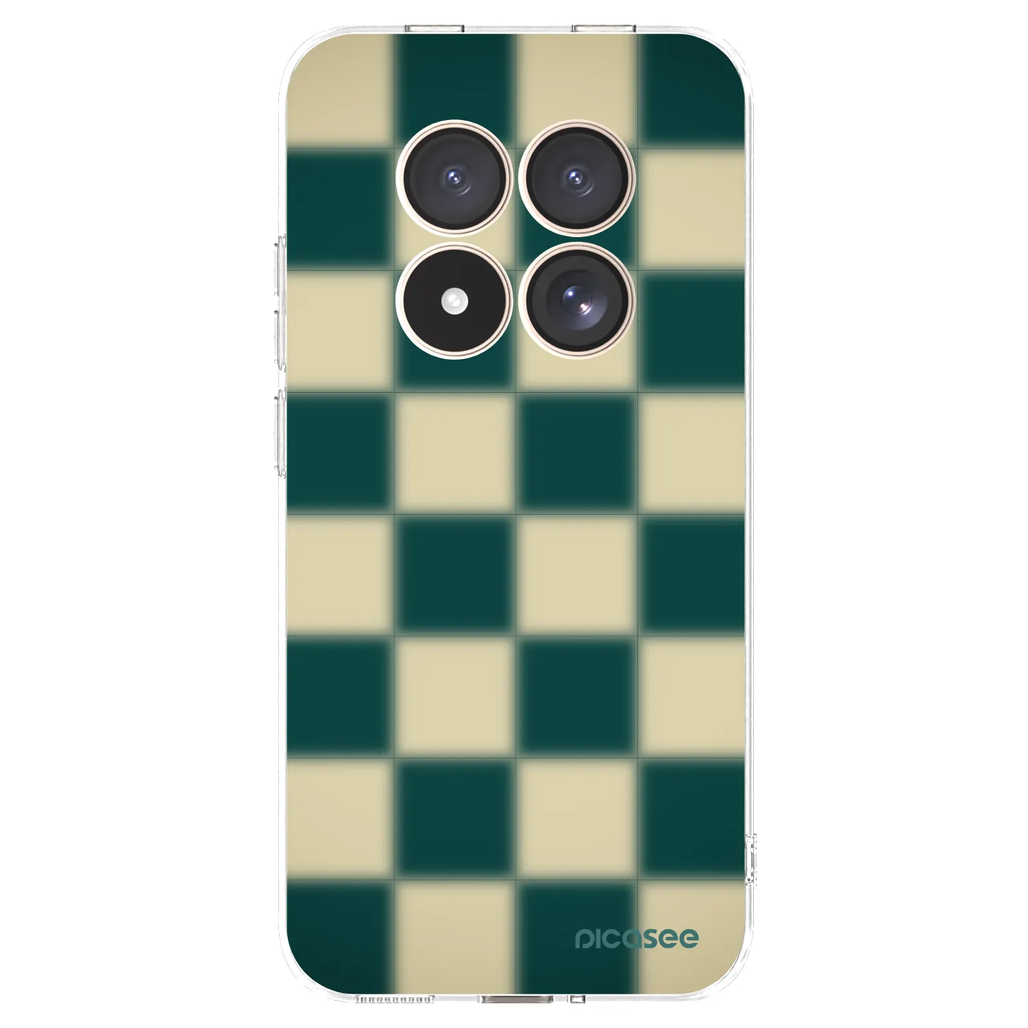 Picasee Xiaomi Redmi Note 15 Pro 4G Hülle - Transparentes Silikon - Shadow Chess