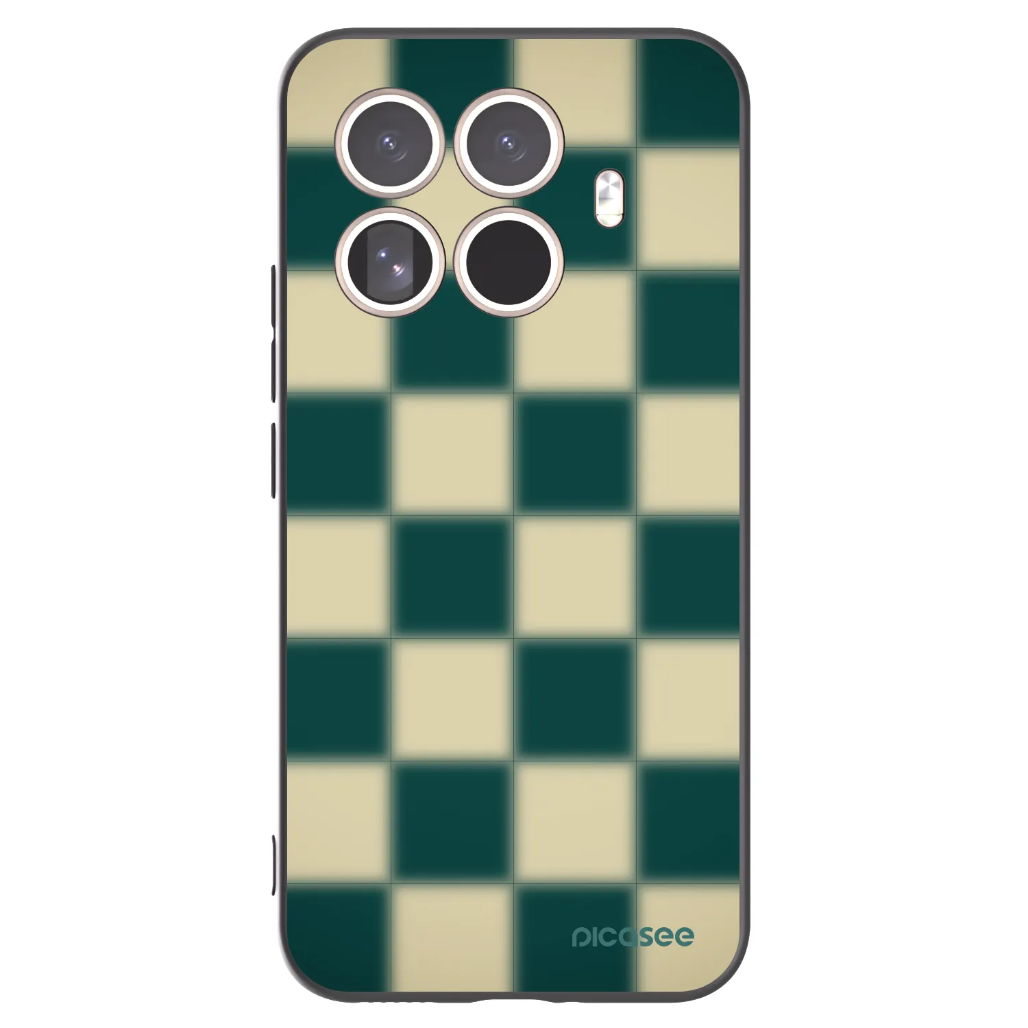 Picasee Xiaomi 15T Pro Hülle - Schwarzes Silikon - Shadow Chess