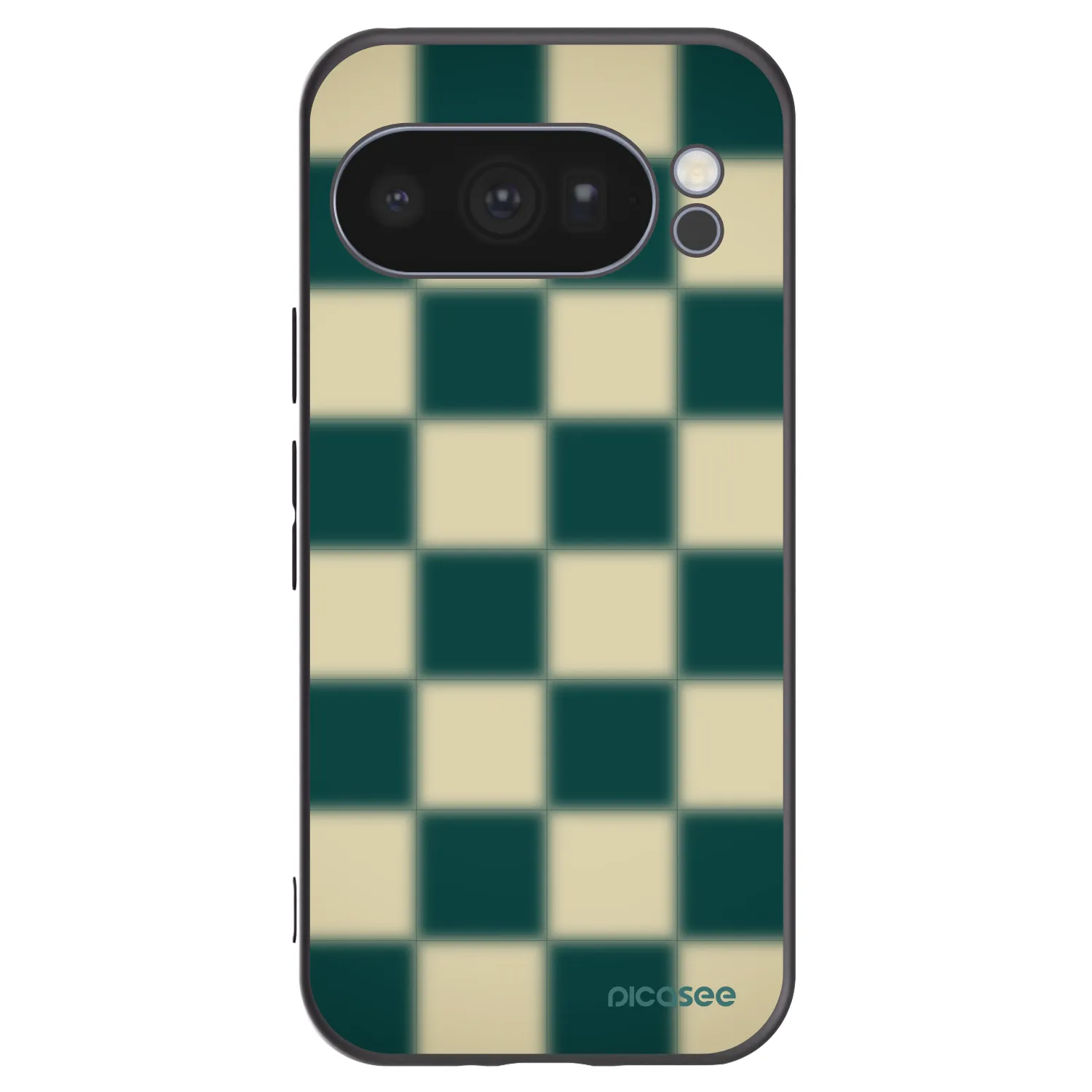 Picasee Google Pixel 10 Pro Hülle - Schwarzes Silikon - Shadow Chess