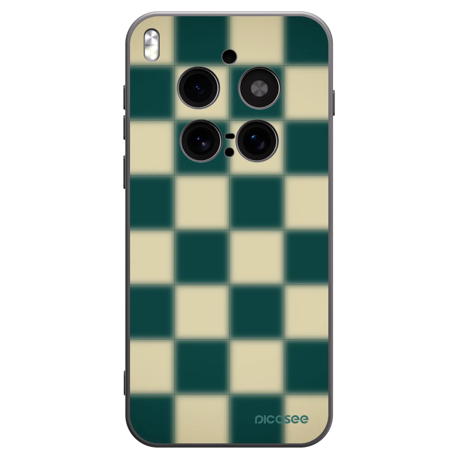 Picasee Vivo X300 Pro Hülle - Schwarzes Silikon - Shadow Chess