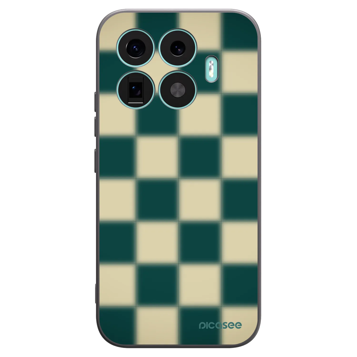 Picasee Xiaomi 17T Hülle - Schwarzes Silikon - Shadow Chess