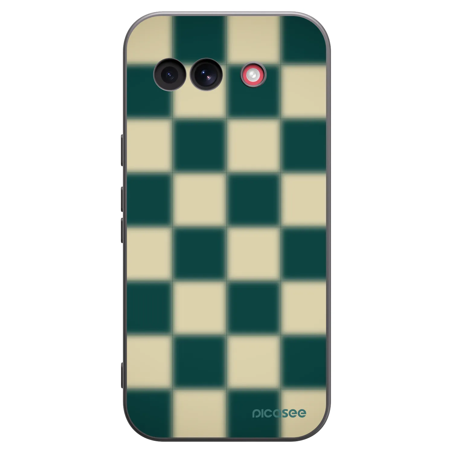 Picasee Google Pixel 10a Hülle - Schwarzes Silikon - Shadow Chess