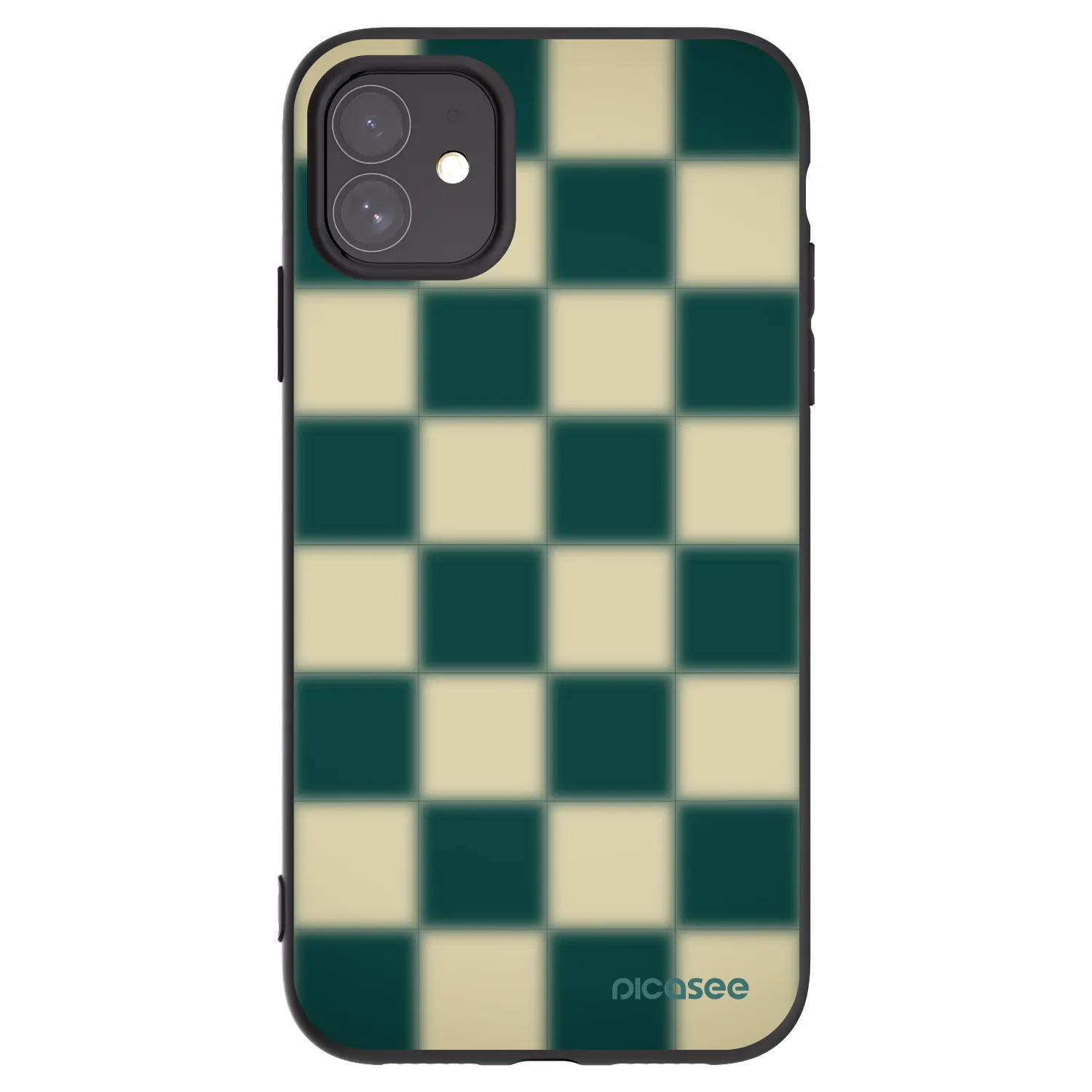 Picasee Apple iPhone 11 Hülle - Schwarzes Silikon - Shadow Chess