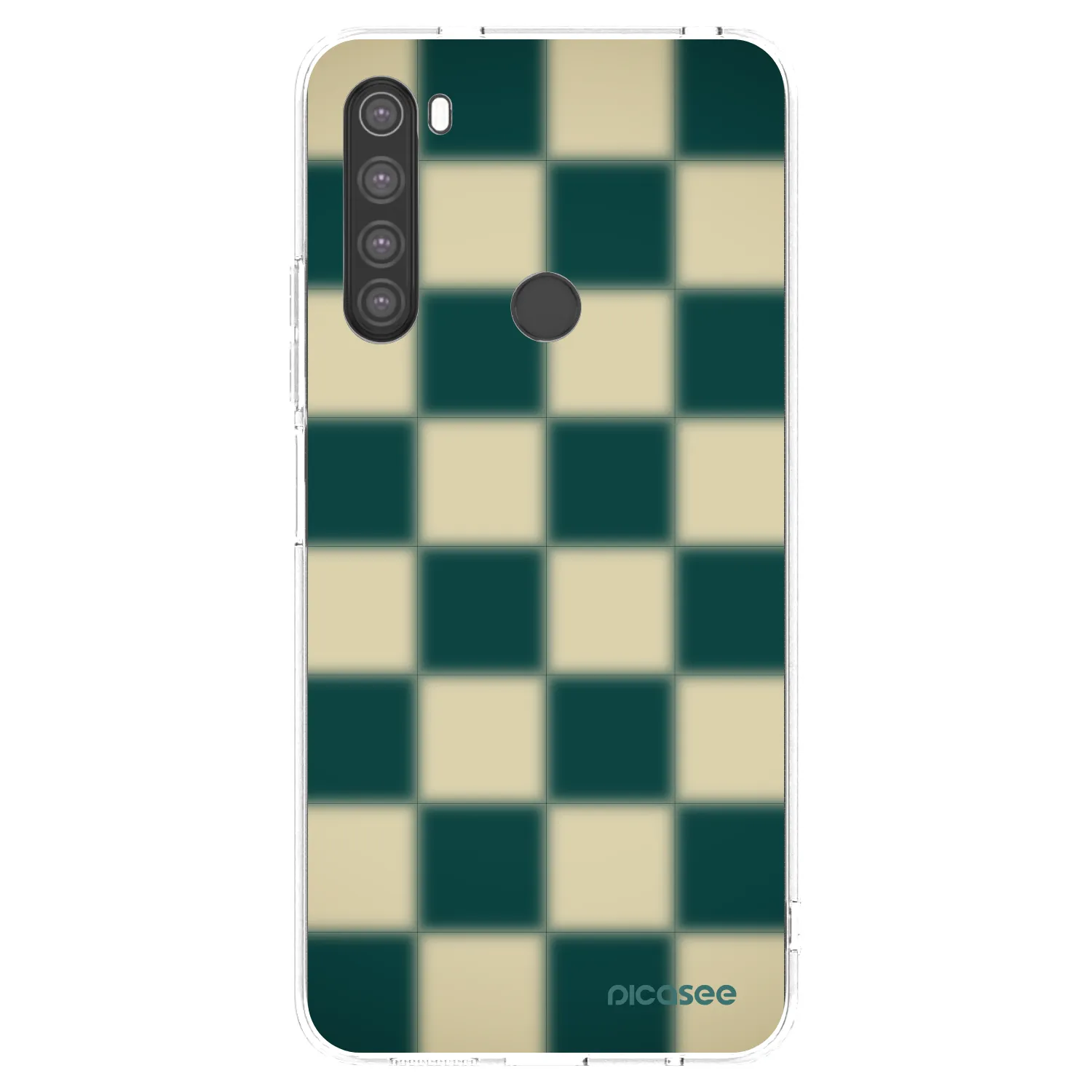 Picasee Xiaomi Redmi Note 8 Hülle - Transparentes Silikon - Shadow Chess