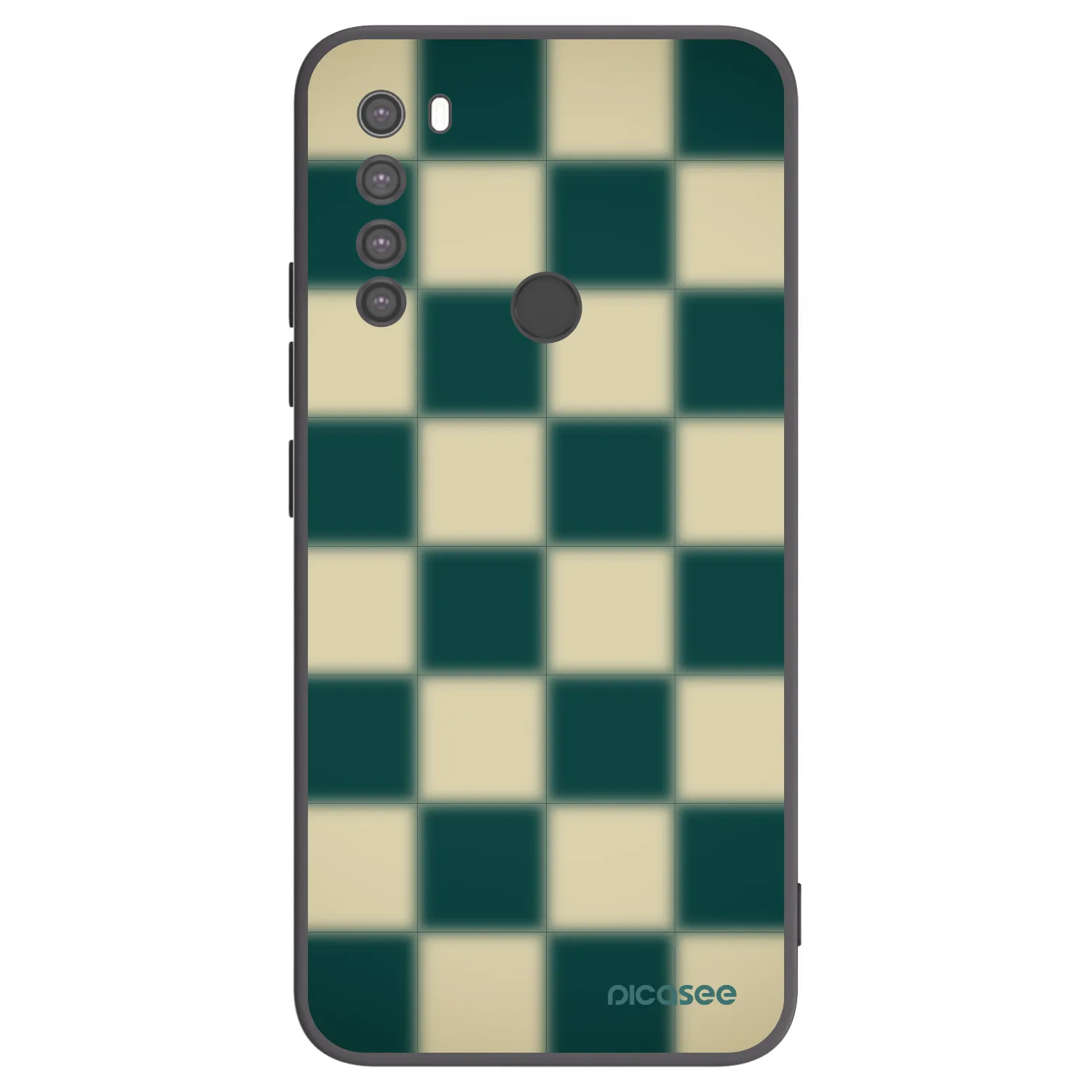 Picasee Xiaomi Redmi Note 8 Hülle - Schwarzes Silikon - Shadow Chess
